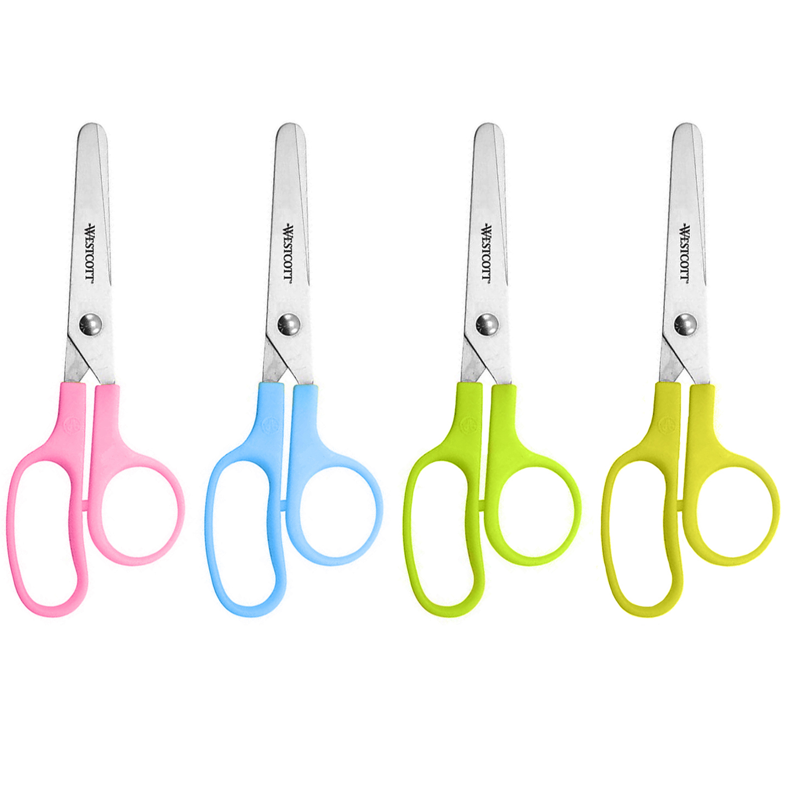 The Teachers' Lounge®  School Left-Handed Kids Scissors, Assorted Colors,  5 Pointed