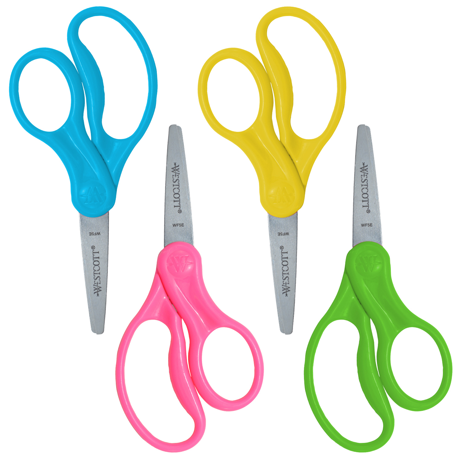 All Purpose Value Scissors, 8 Straight, Assorted Colors, Pack of