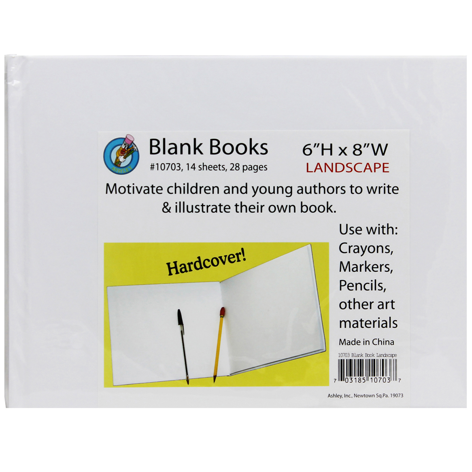 Blank Books for Young Authors, 12 Pack