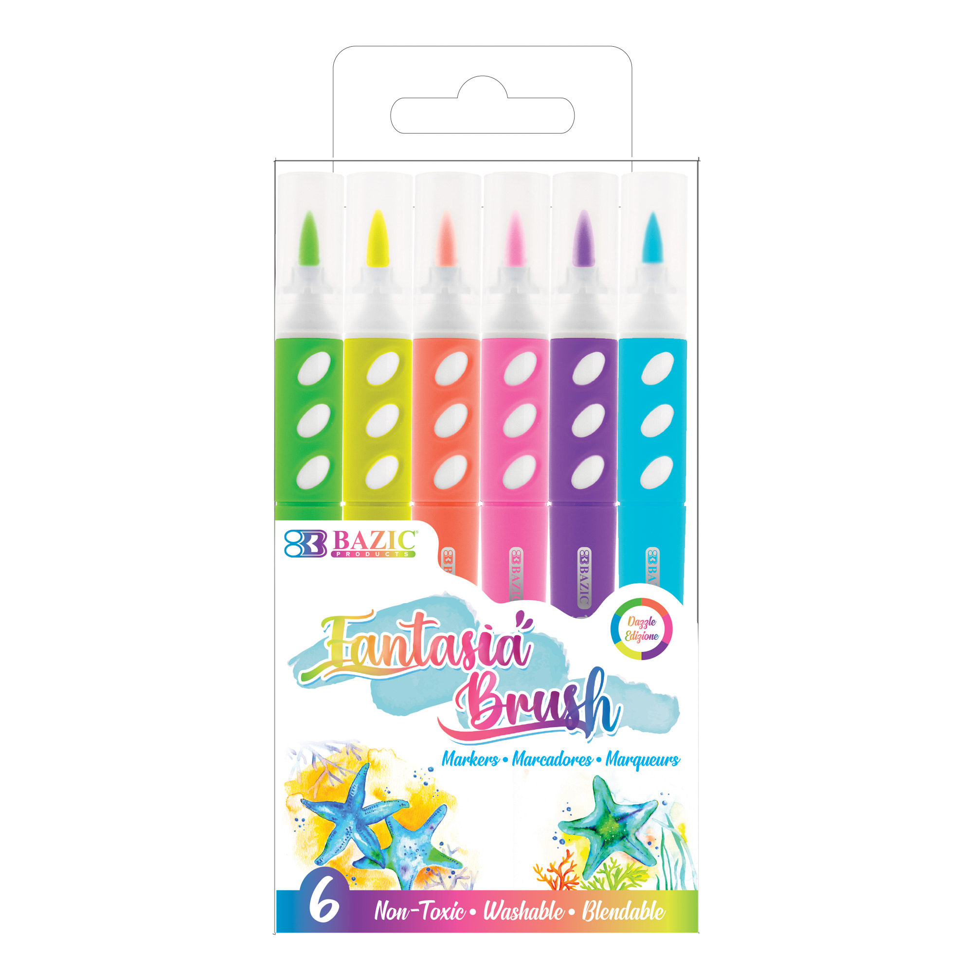 The Teachers' Lounge®  Colors of the World Fine Line Markers, 24 Per Pack,  4 Packs