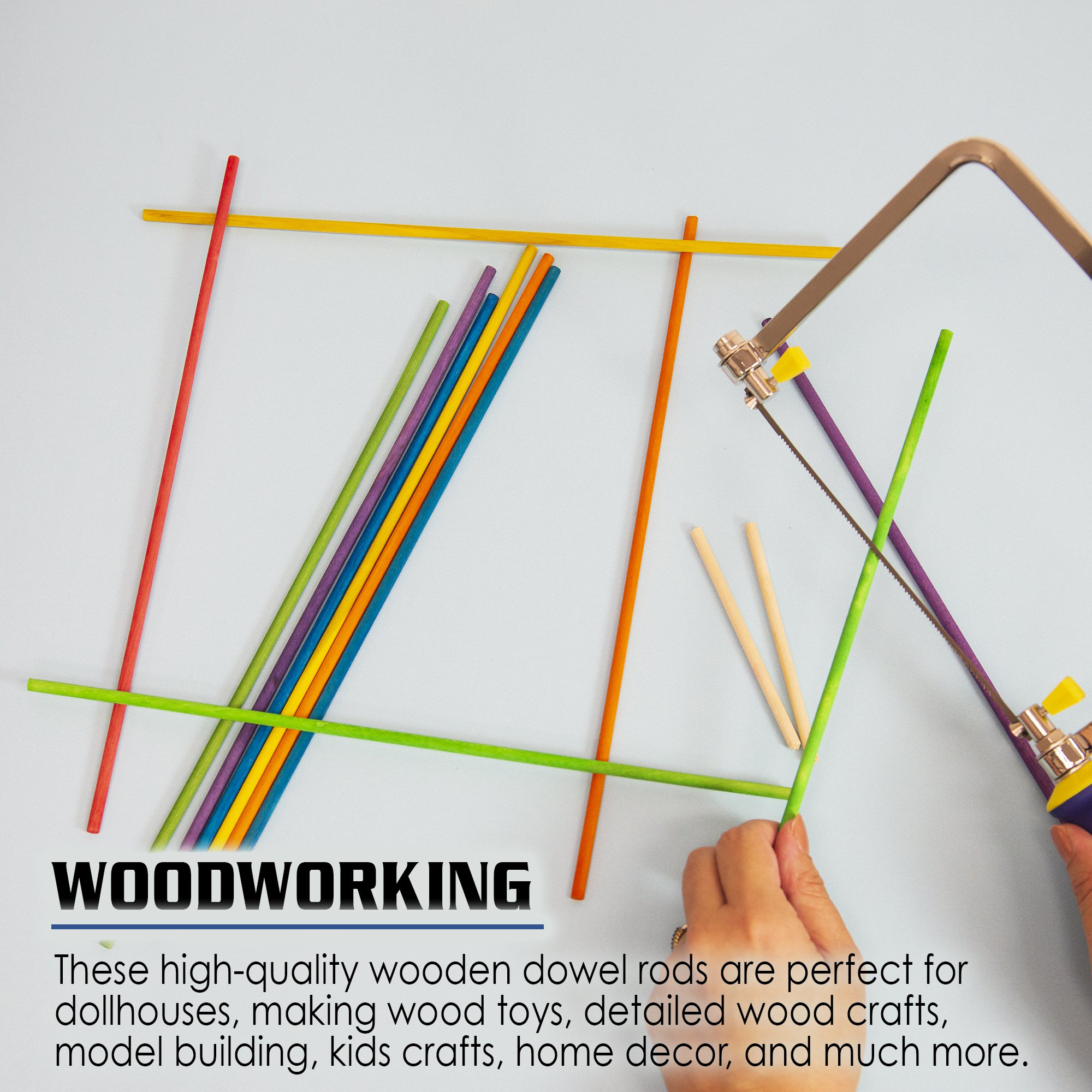 Dowels in Wood Crafting  Multicolor 