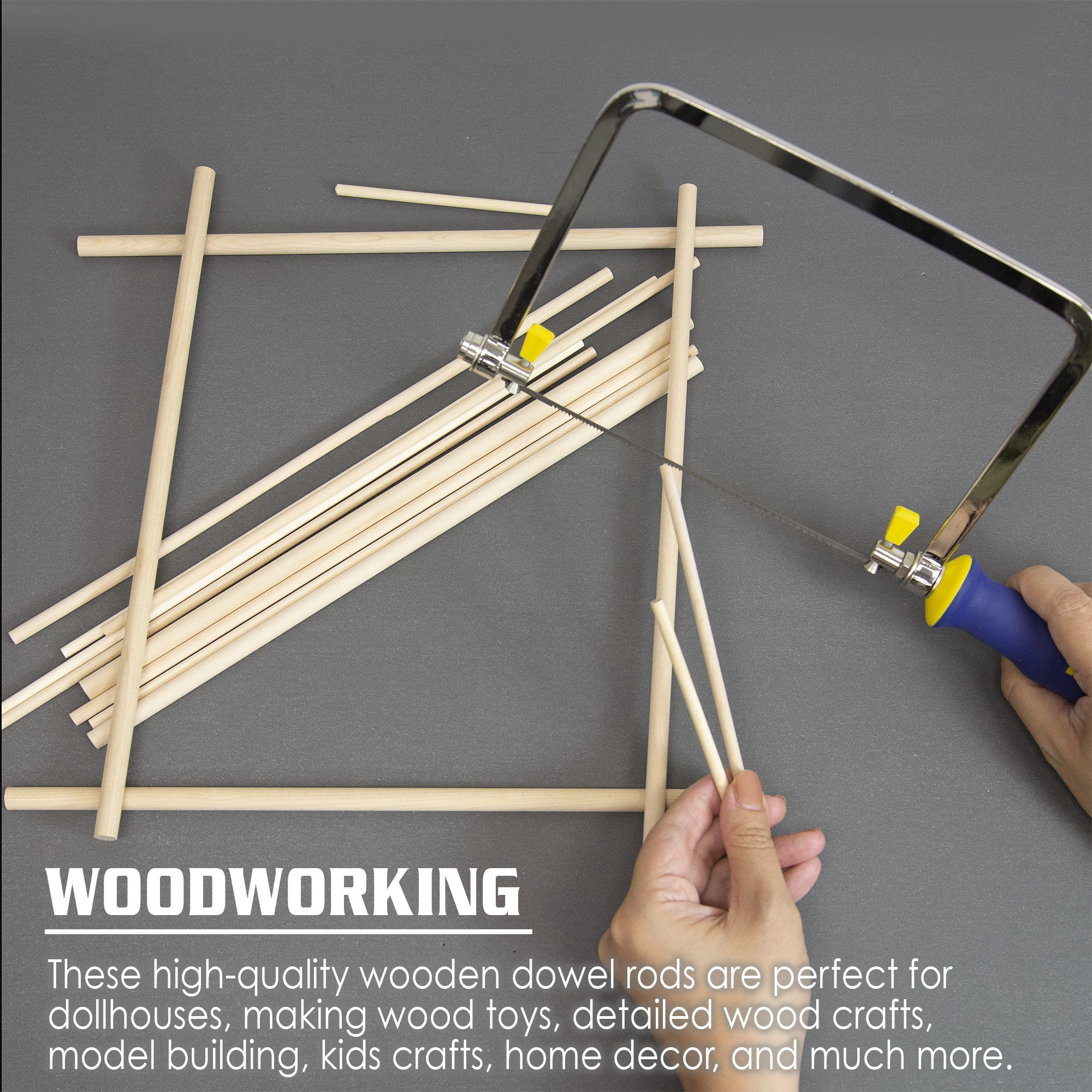 10PCS Wooden Stick Dowel Sweet Tree Kit Making Trunk Pole Hobby Craft
