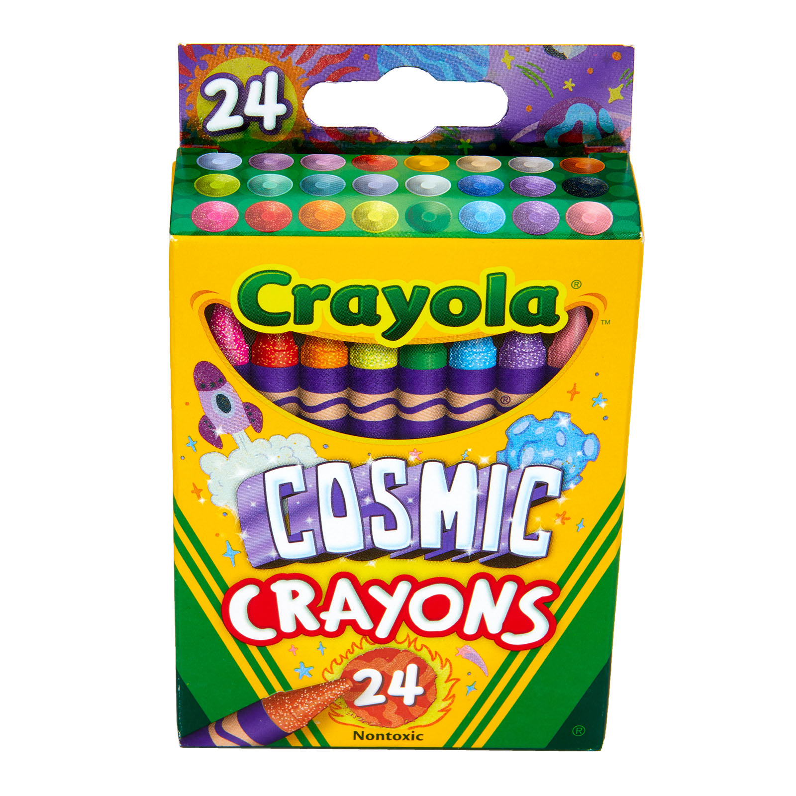 Crayola Glitter Crayons, 24 per Pack, 6 Packs