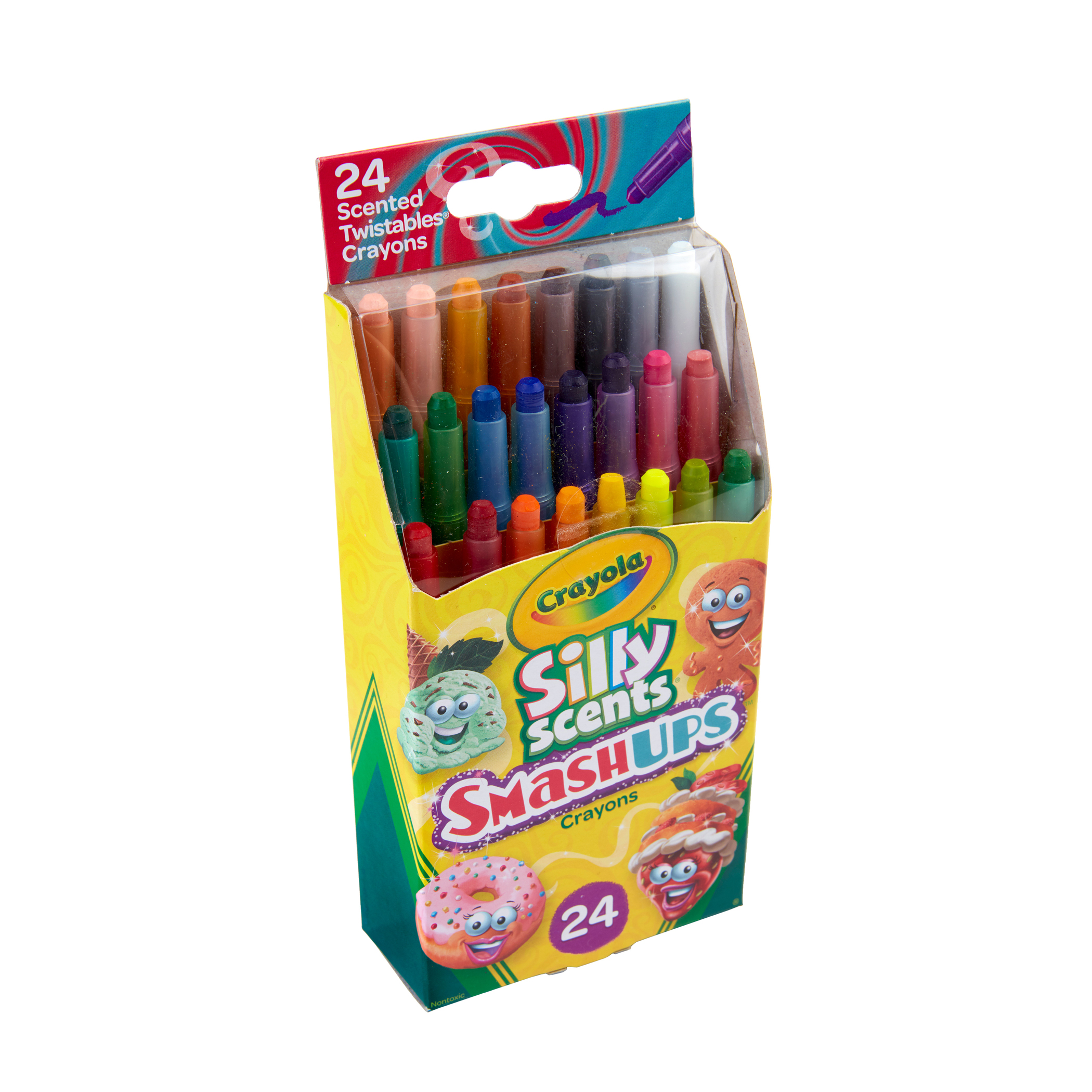 The Teachers' Lounge®  Silly Scents™ Smash Ups Mini Twistables Scented  Crayons, 24 Per Pack, 4 Packs