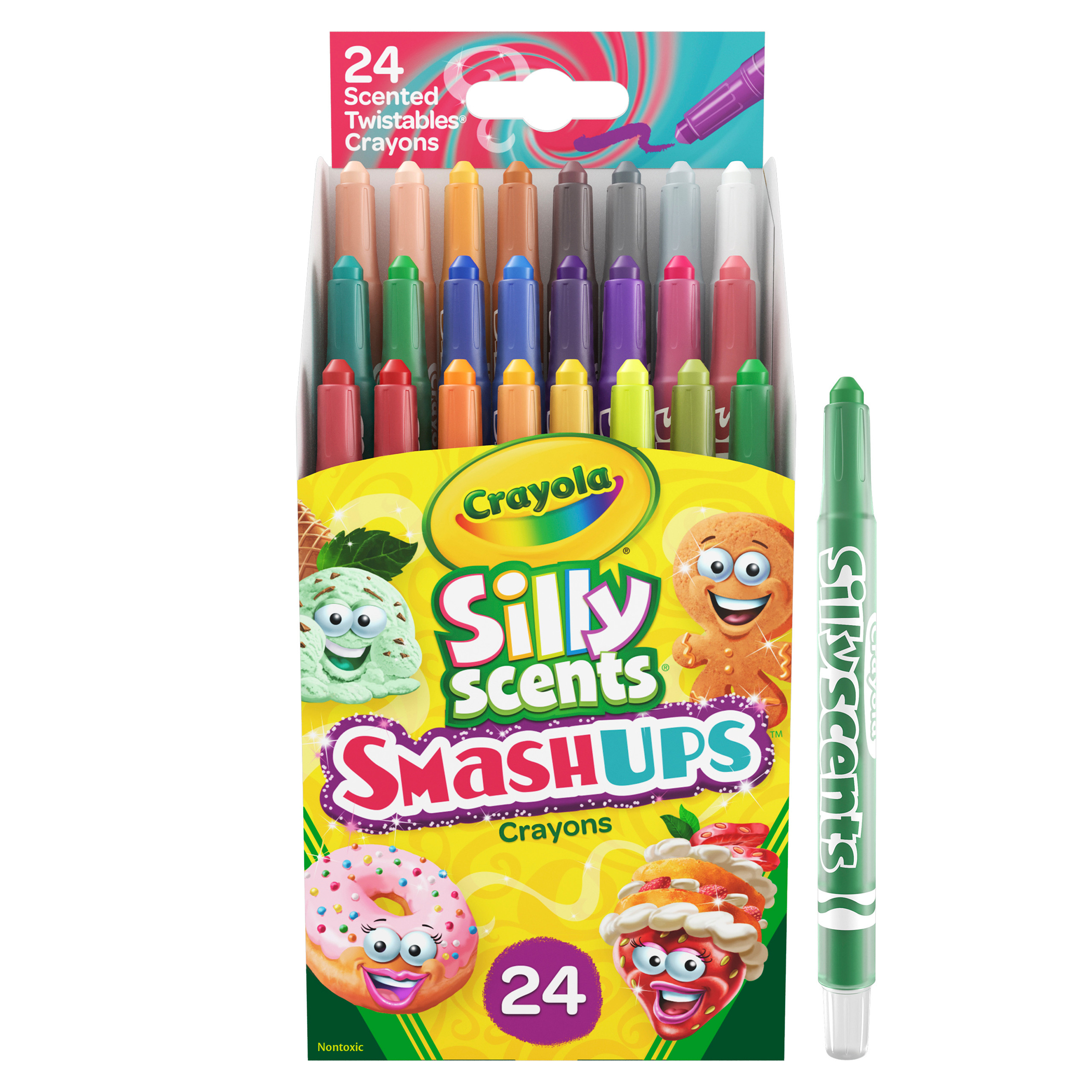 The Teachers' Lounge®  Silly Scents™ Smash Ups Mini Twistables Scented  Crayons, 24 Count