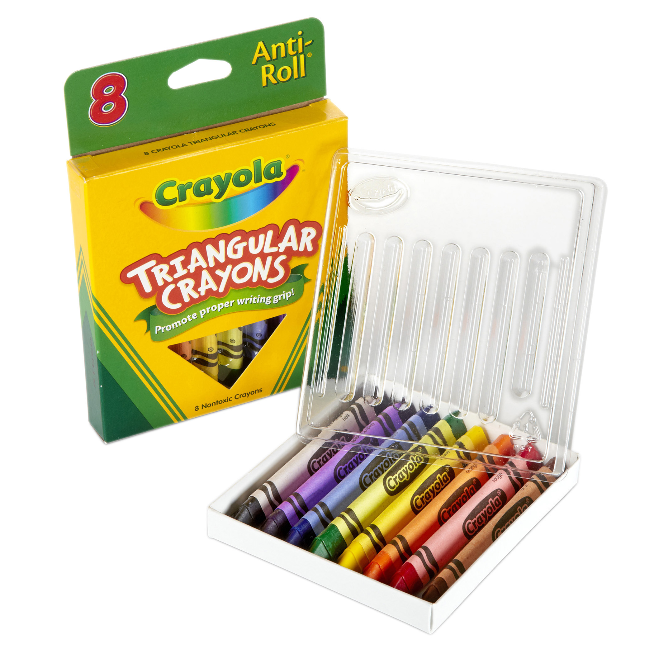 The Teachers' Lounge®  Crayons, Regular Size, 64 Per Box, 3 Boxes