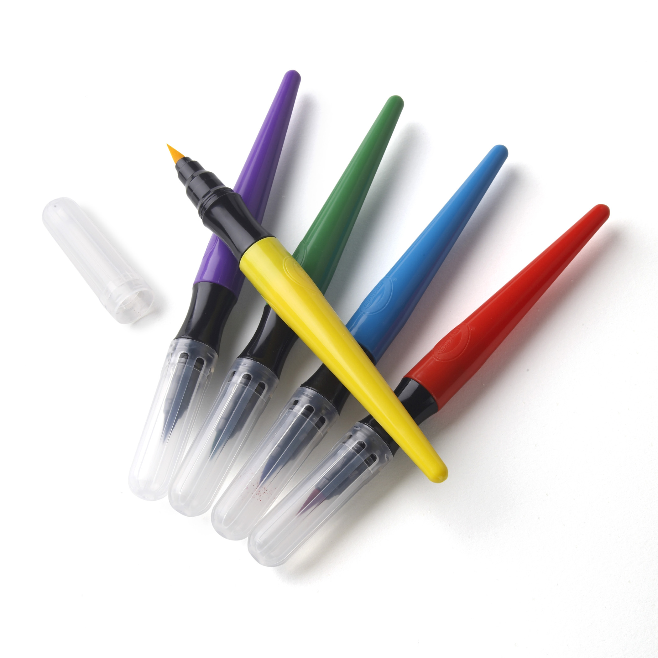 Crayola Project Paintbrush Pens, Washable - 5 paintbrush pens