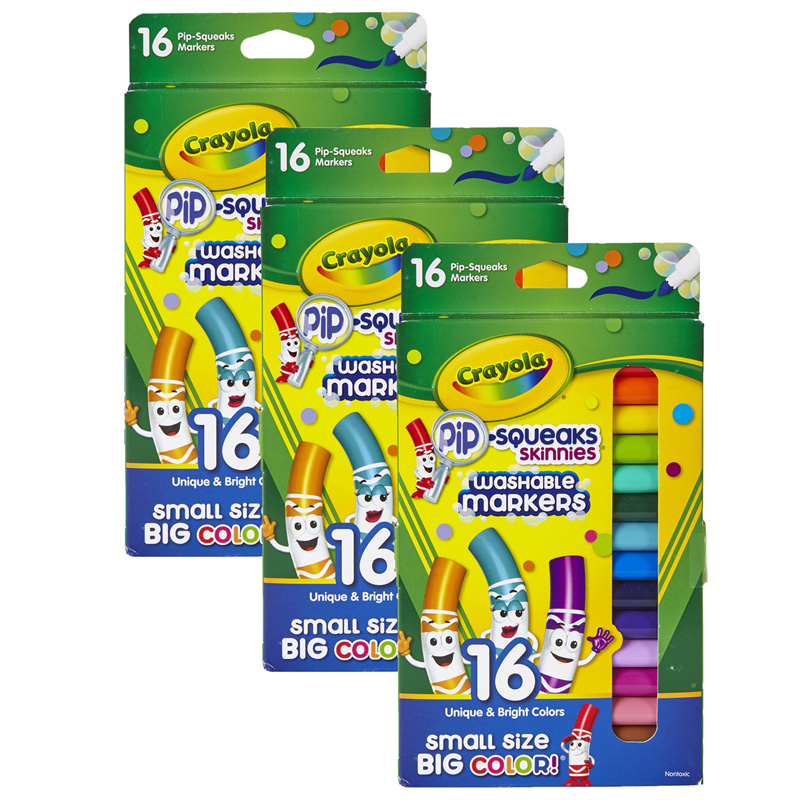  Crayola Pip-Squeaks Skinnies Washable Markers