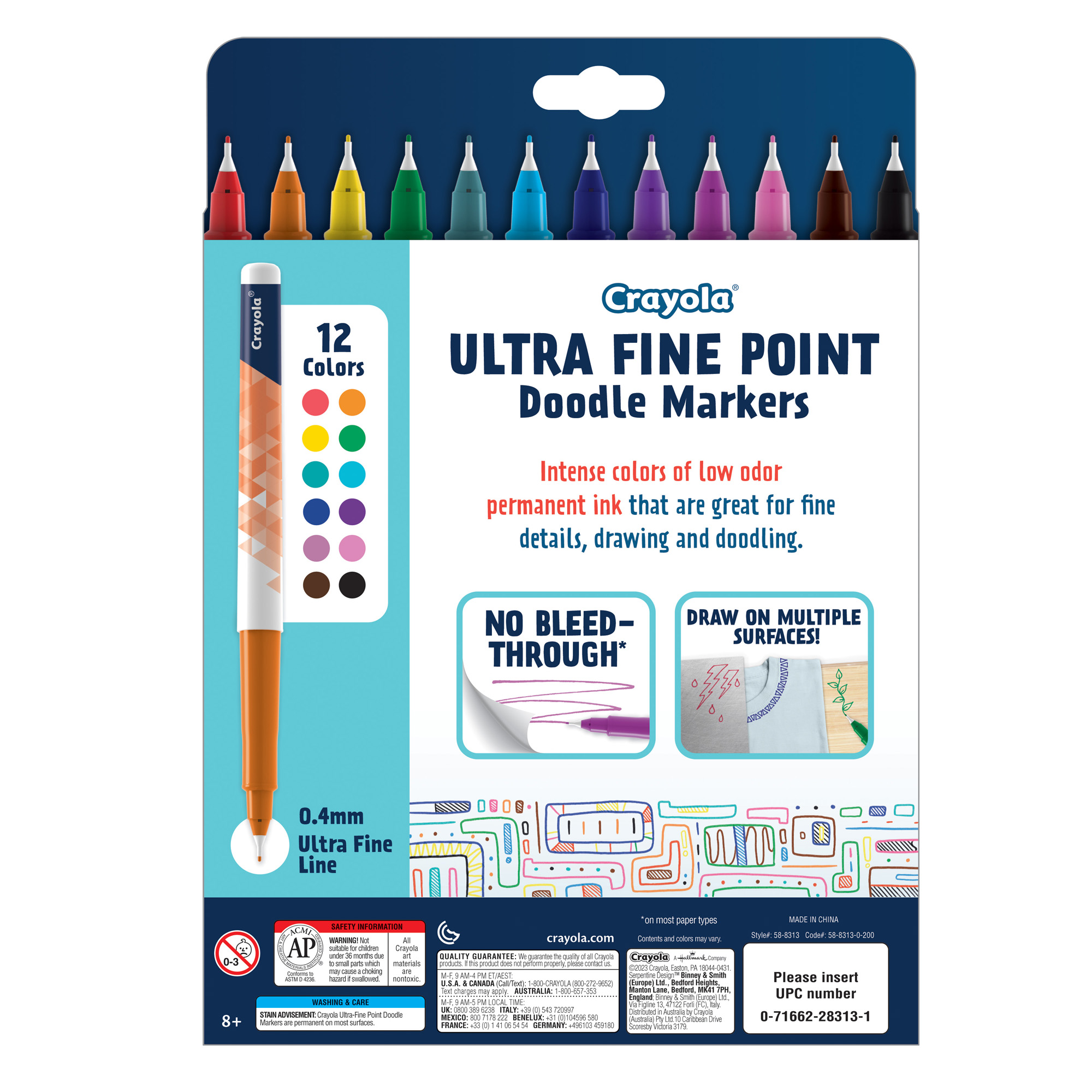The Teachers' Lounge®  Doodle & Draw Ultra Fine Point Doodle