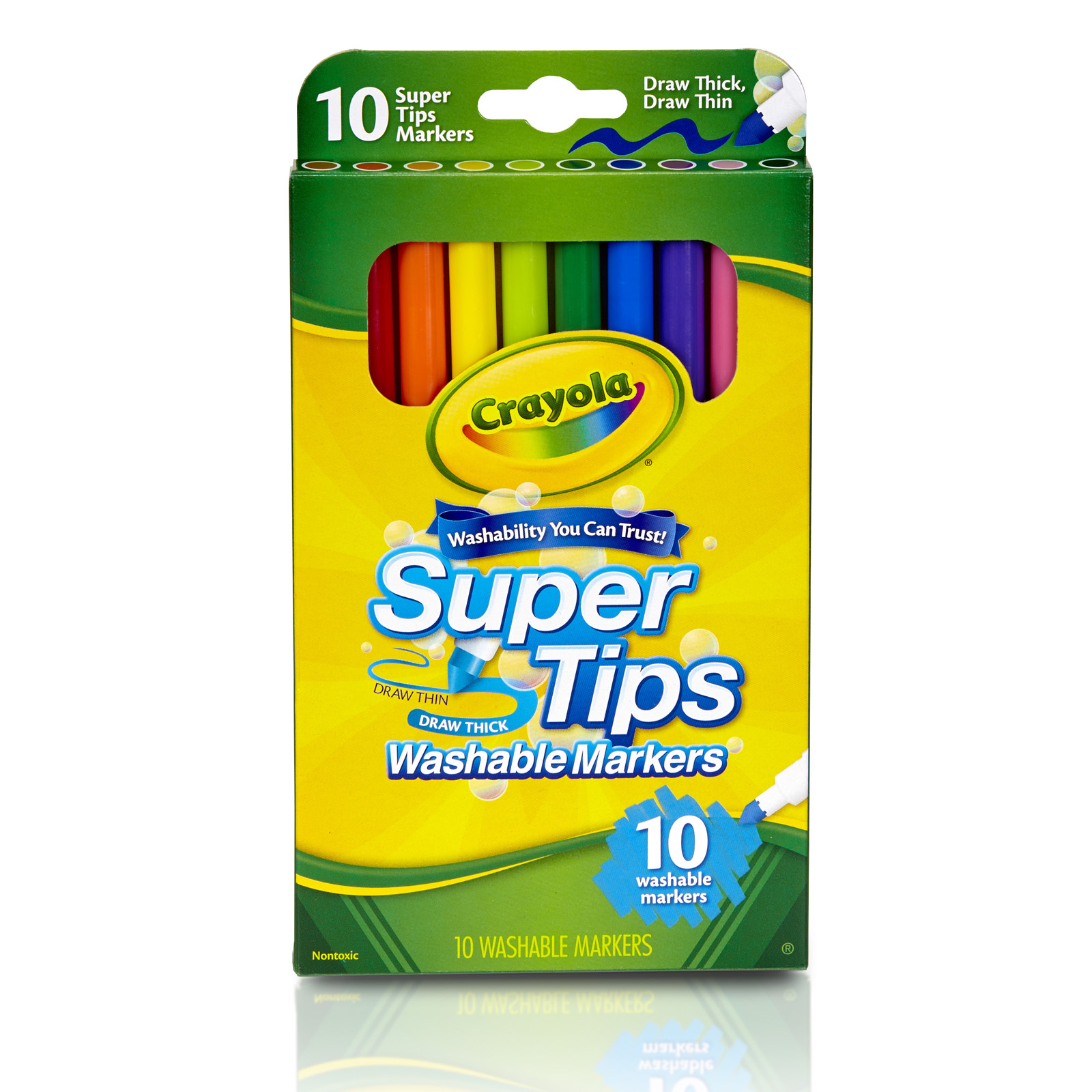Crayola Super Tips Washable Markers, Gift Age 3+ - 100 Count