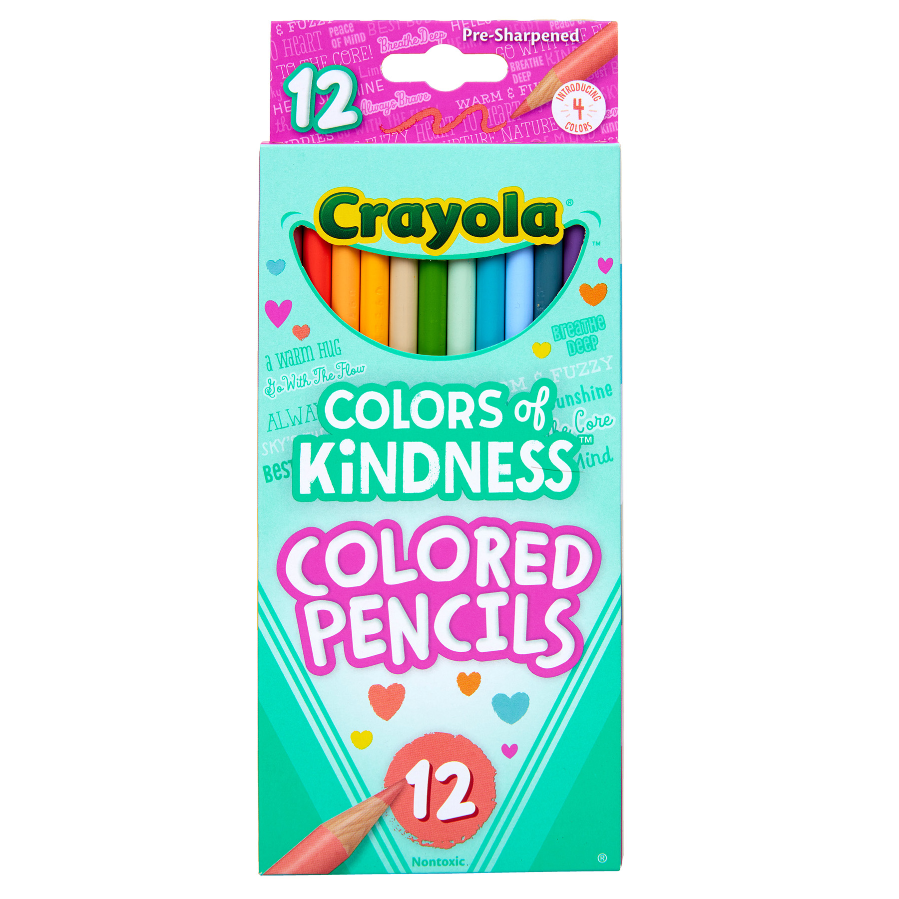 The Teachers' Lounge®  Colors of Kindness Colored Pencils, 12 Per Pack, 12  Packs