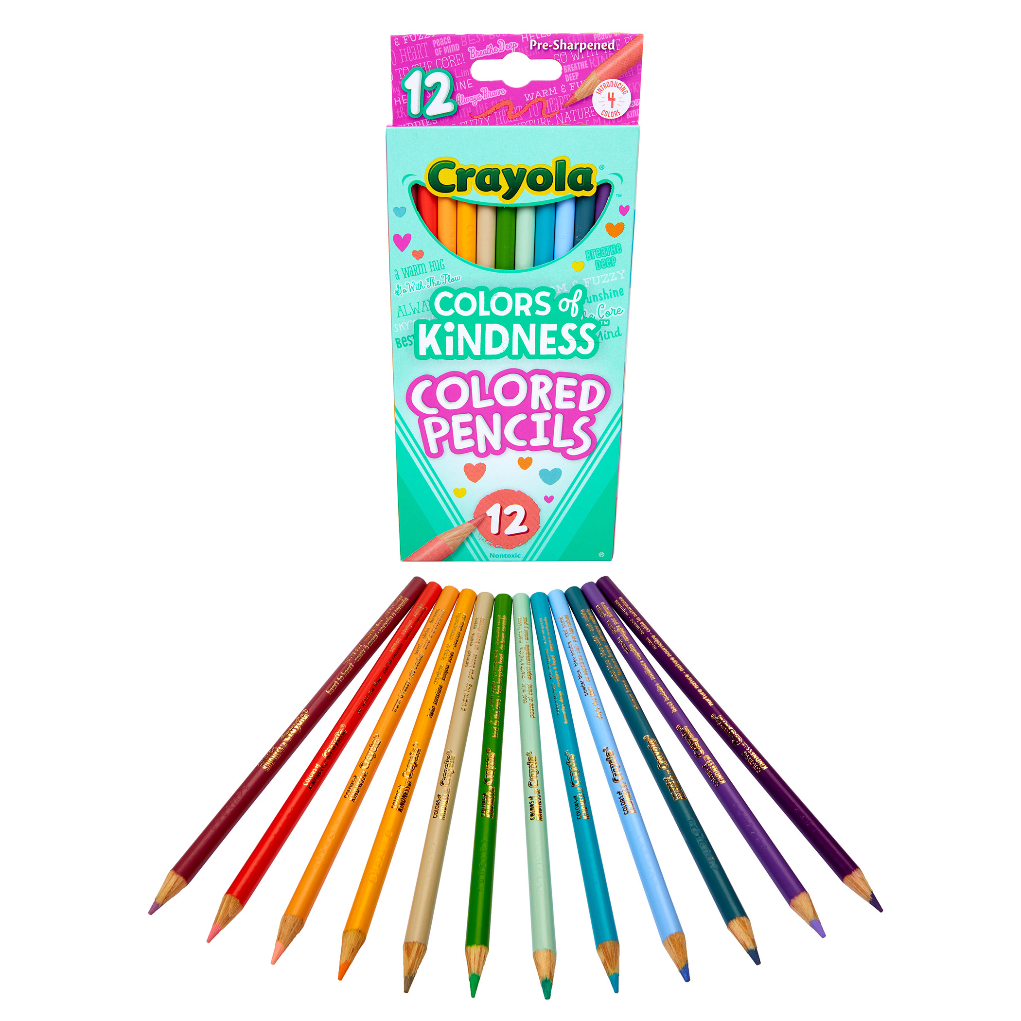 The Teachers' Lounge®  Colors of Kindness Colored Pencils, 12 Count