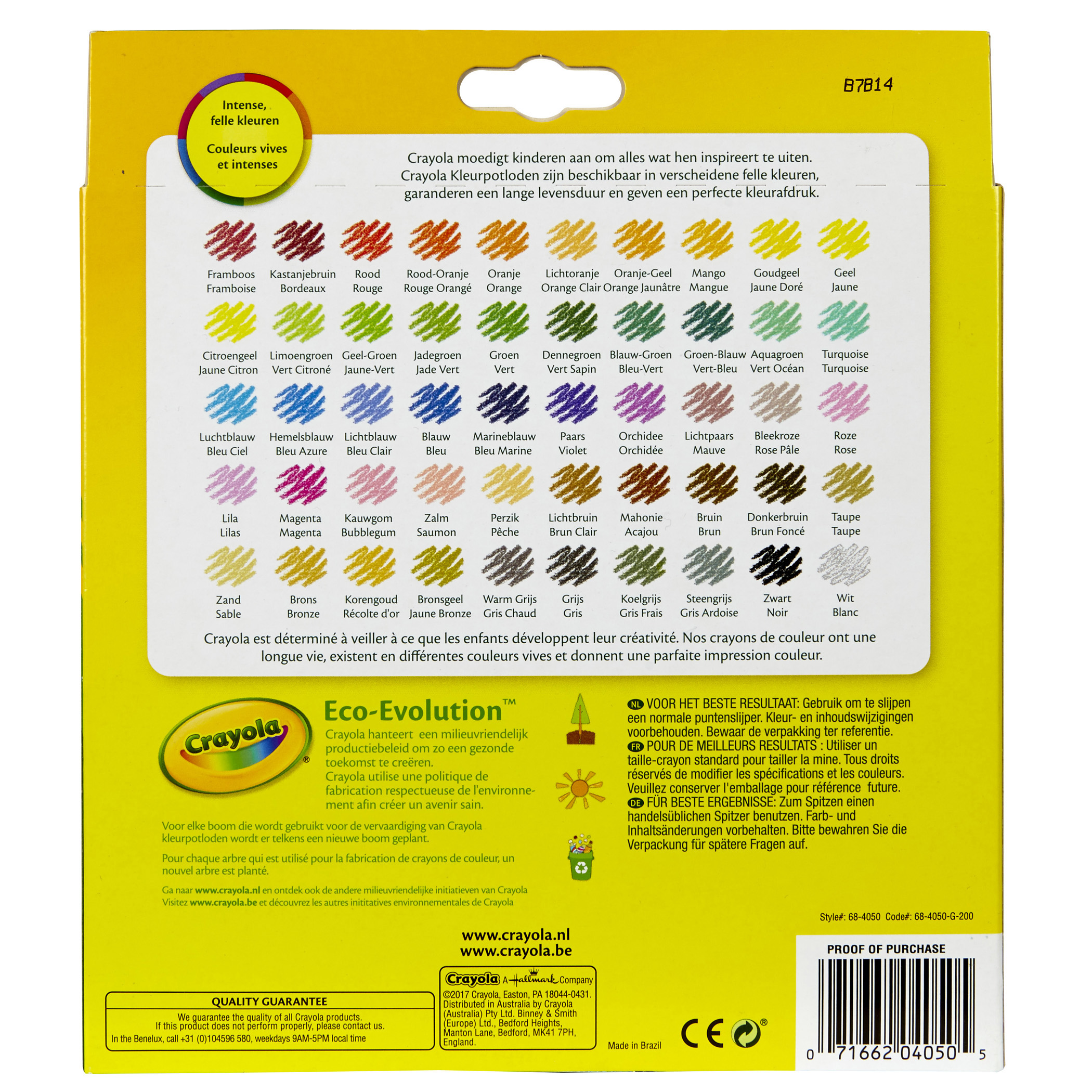 Complete List of Current Crayola Colored Pencil Colors