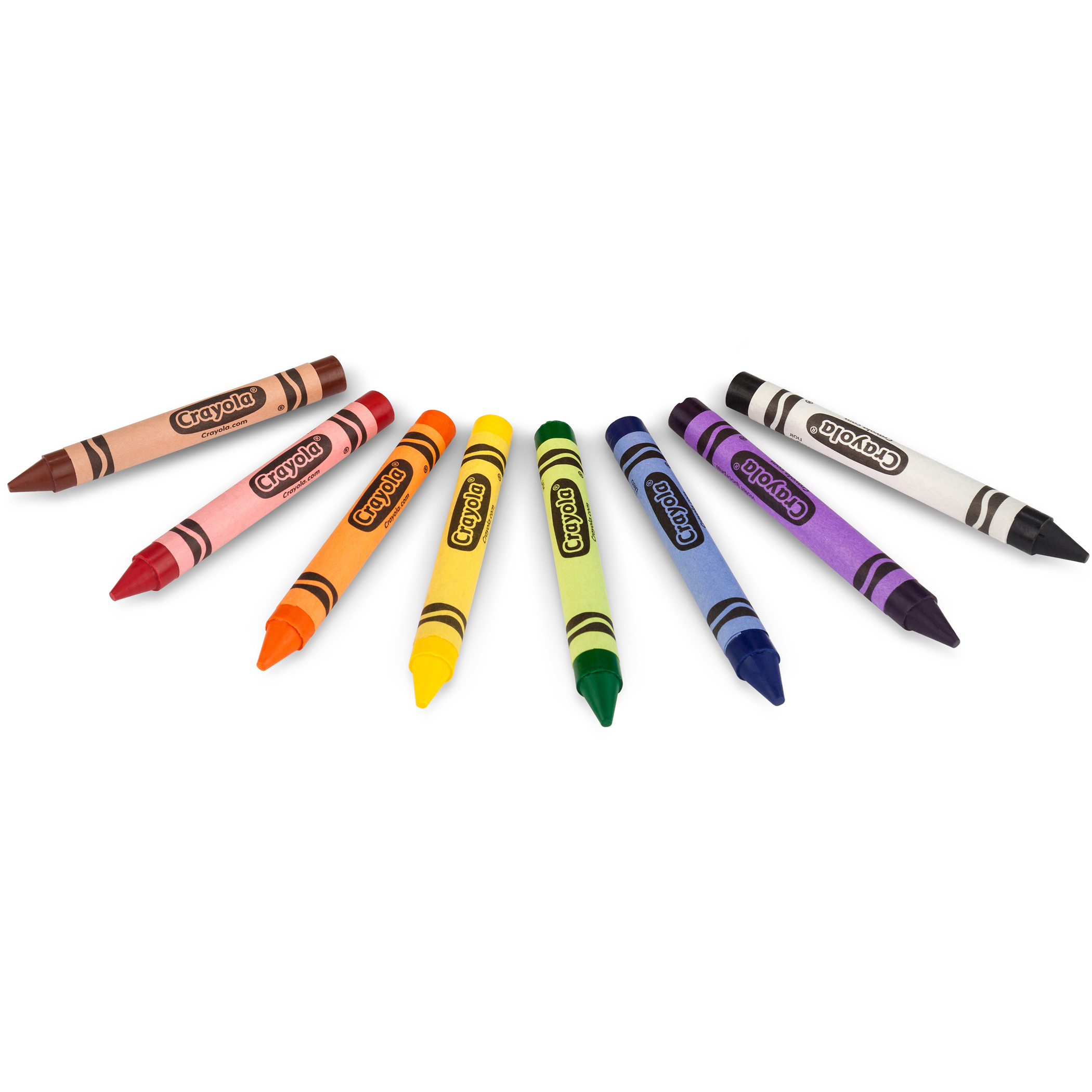 Large Crayons, Tuck Box, 8 Count