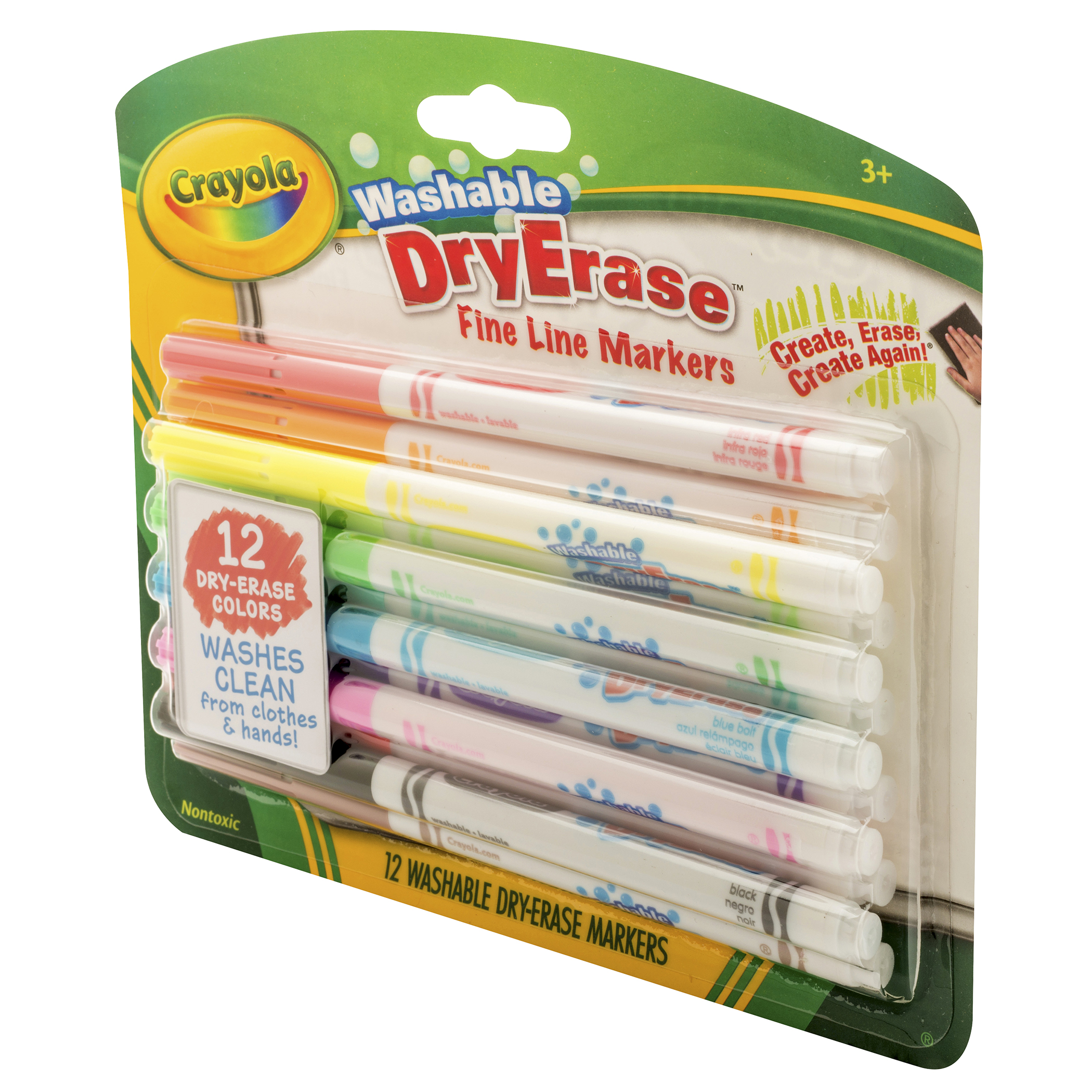 The Teachers' Lounge®  Washable Dry Erase Markers, Fine Line, 12 Per Box,  3 Boxes