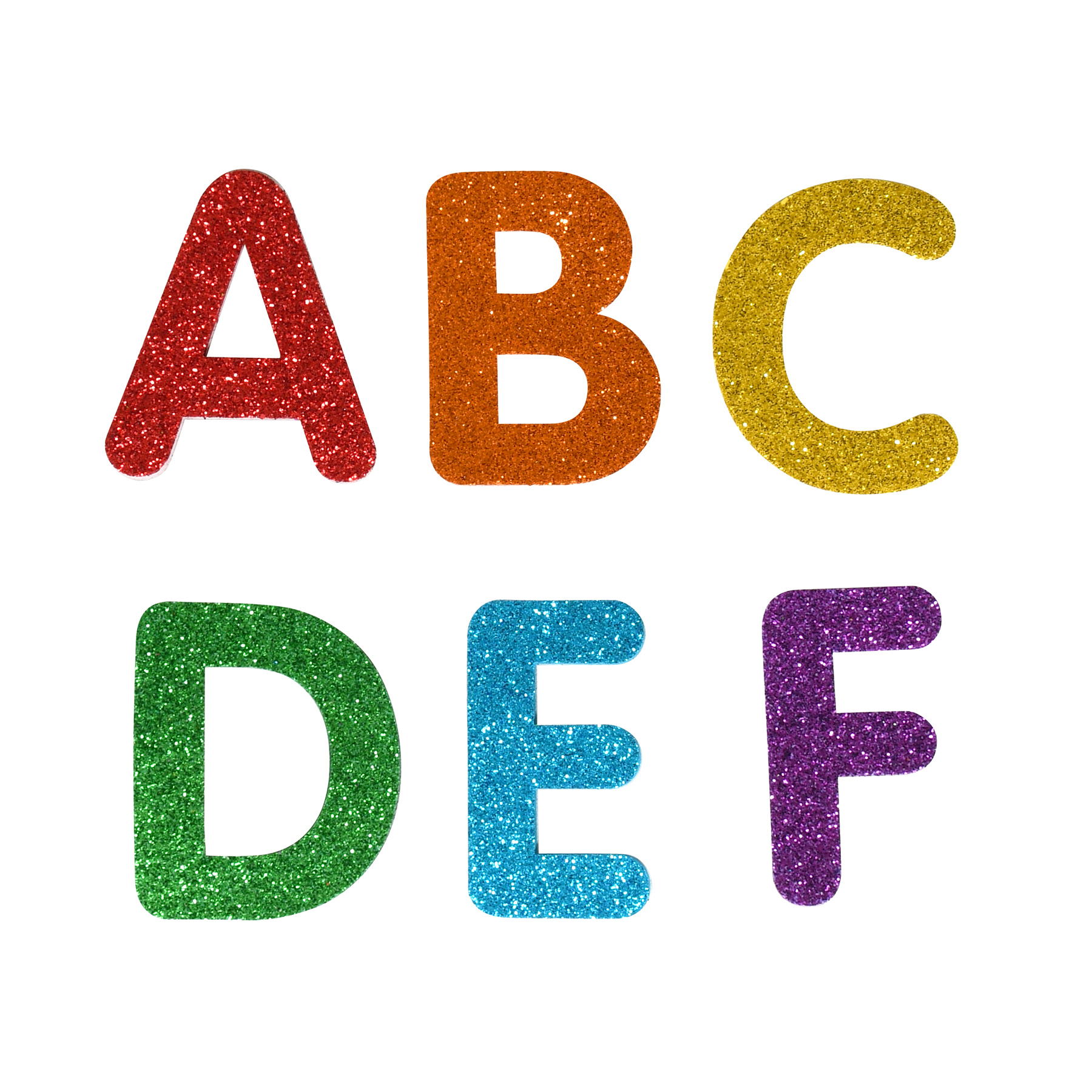 Sticker Colorful alphabet letters 