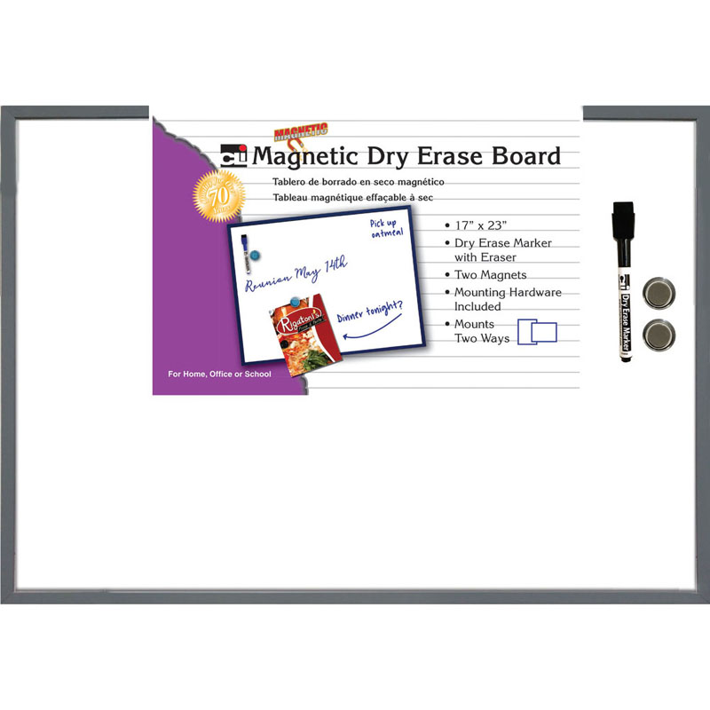 The Teachers' Lounge®  Magnetic Dry Erase Board, 17 x 23, w
