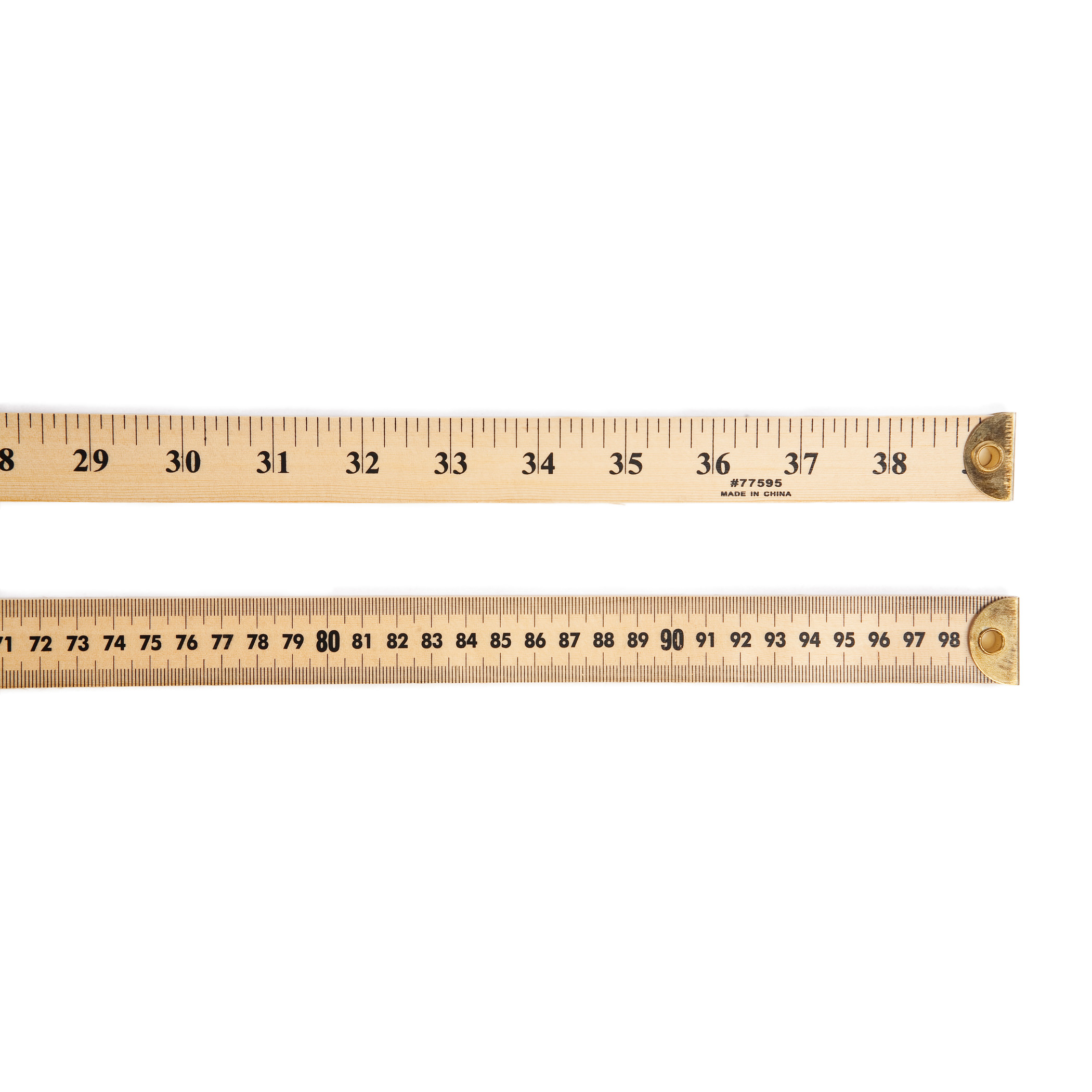 The Teachers' Lounge®  Wooden Meter Stick Ruler, Natural Wood, 36