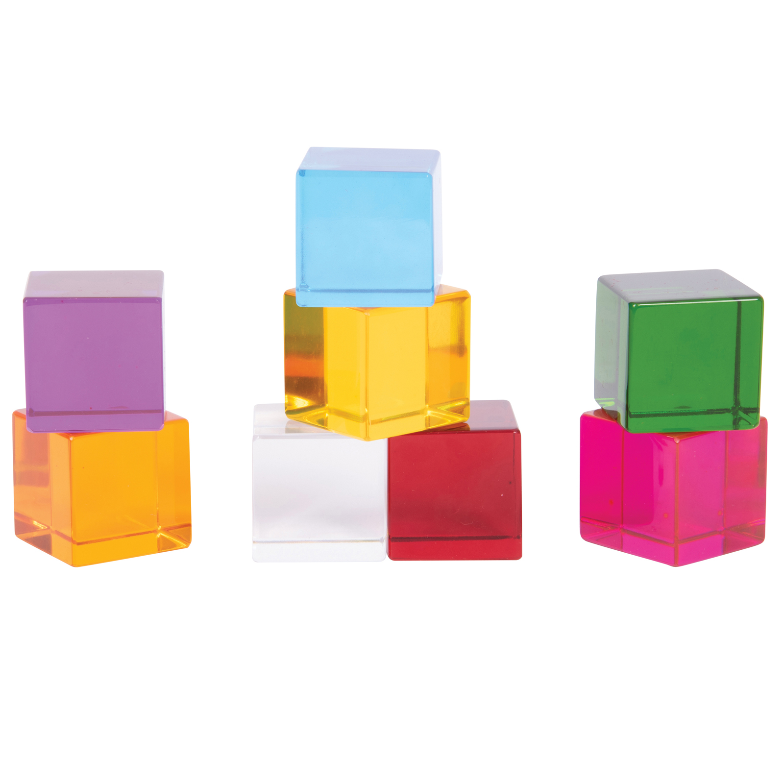 The Teachers' Lounge®  Perception Cubes - Set of 8 - Assorted