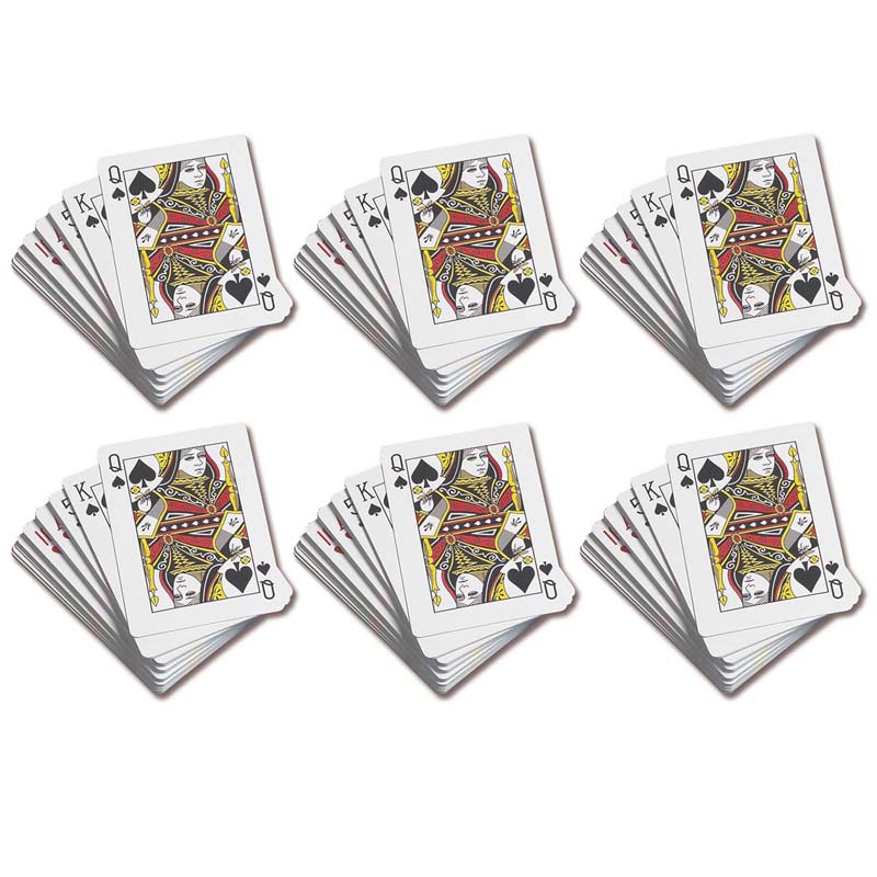Assorted Colours  Teachers Resource for Classroom Standard Playing Cards