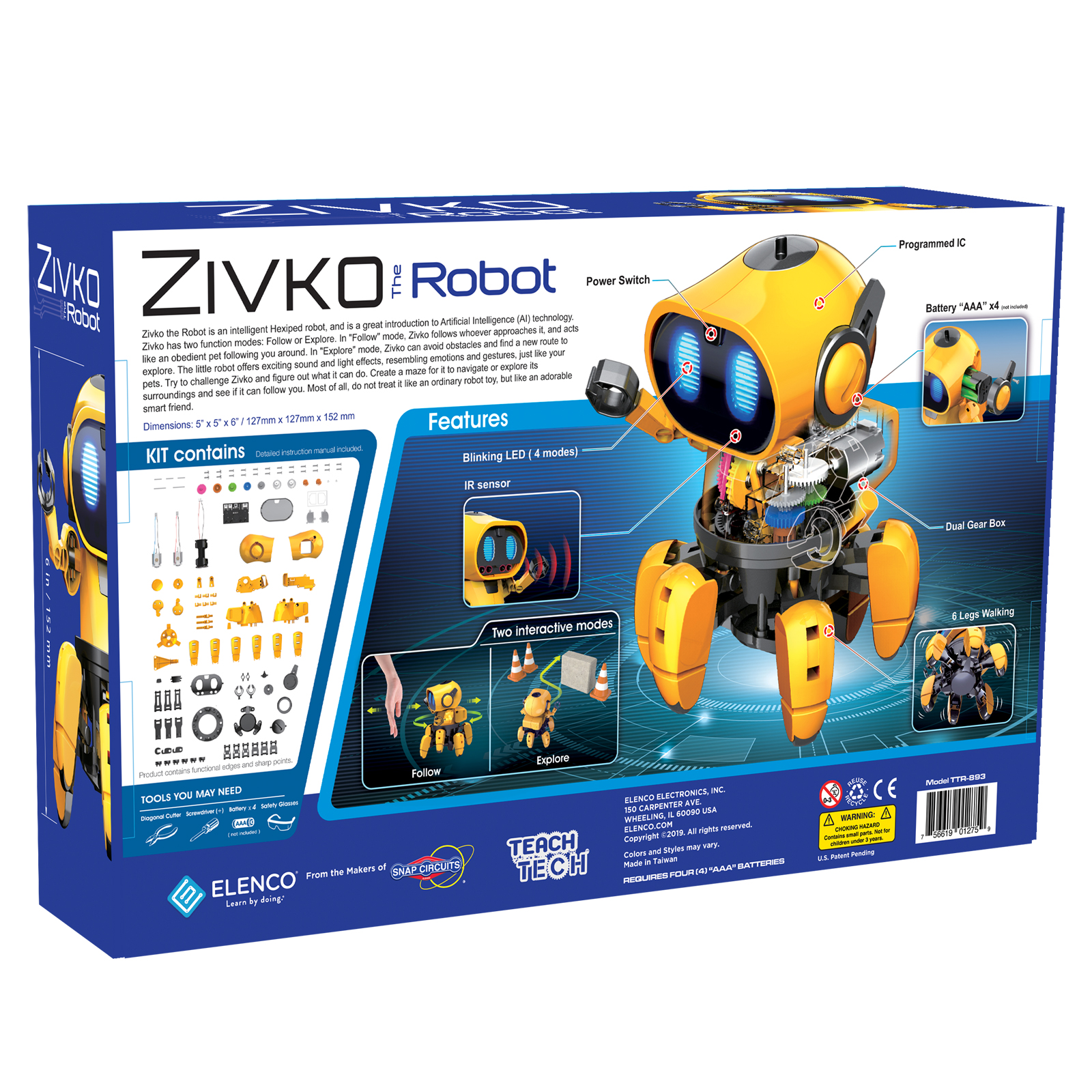 The Teachers' Lounge® | TEACH TECH™ Zivko Robot Kit