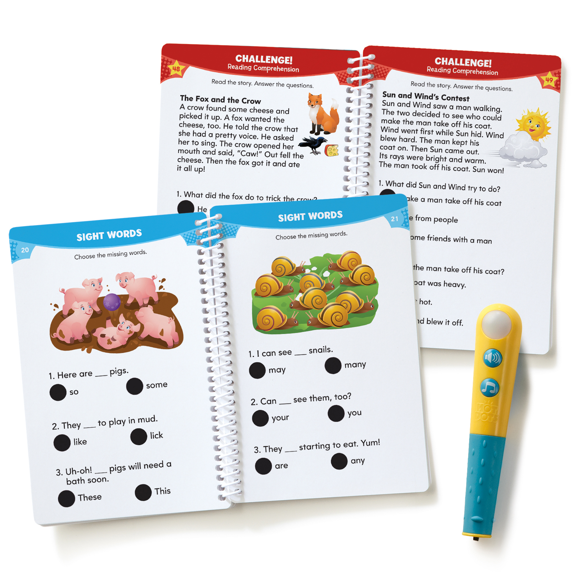 The Teachers' Lounge®  Hot Dots® Let's Master Grade 3 Reading