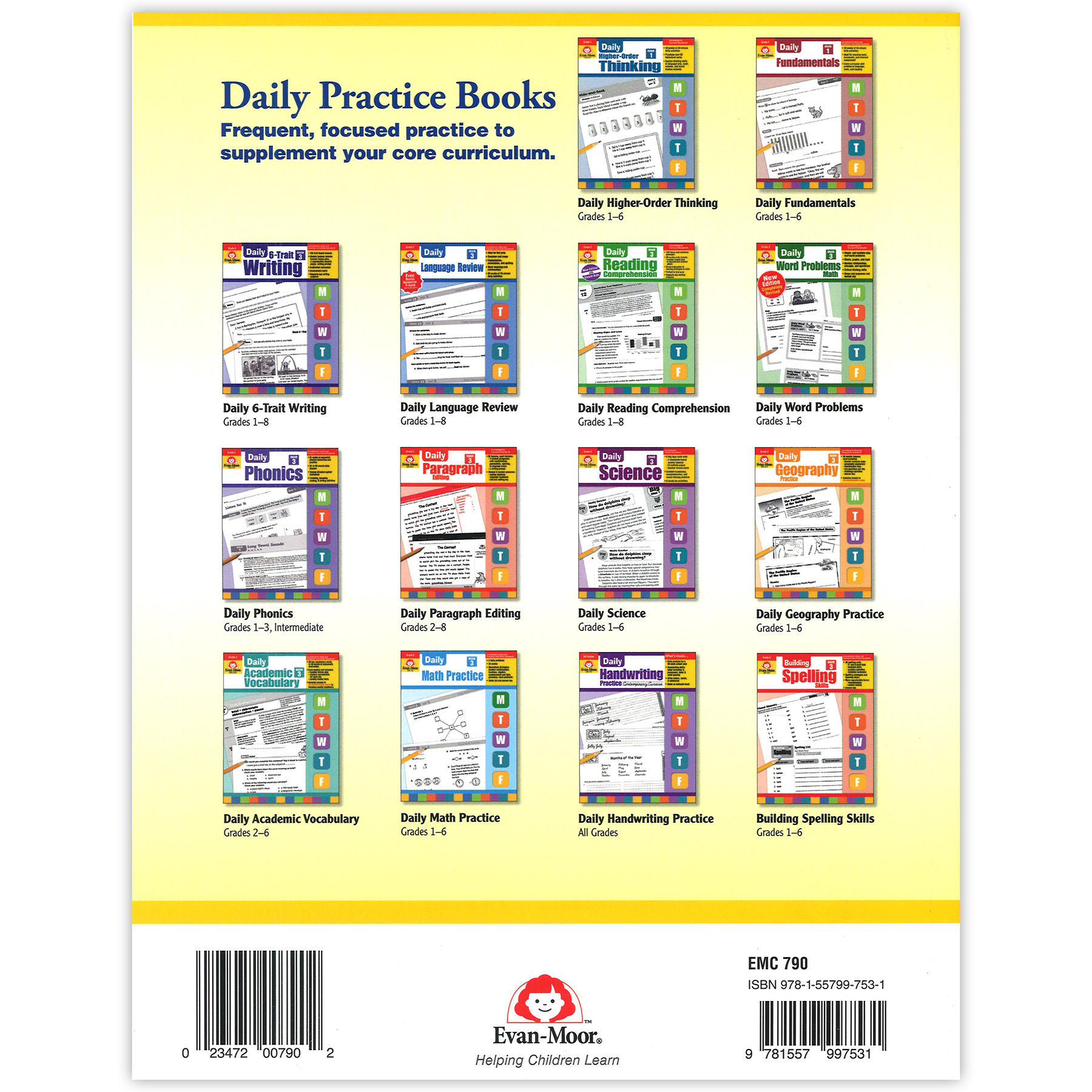 Practice　Handwriting　Book:　Lounge®　Daily　The　Manuscript　Teachers'　Traditional
