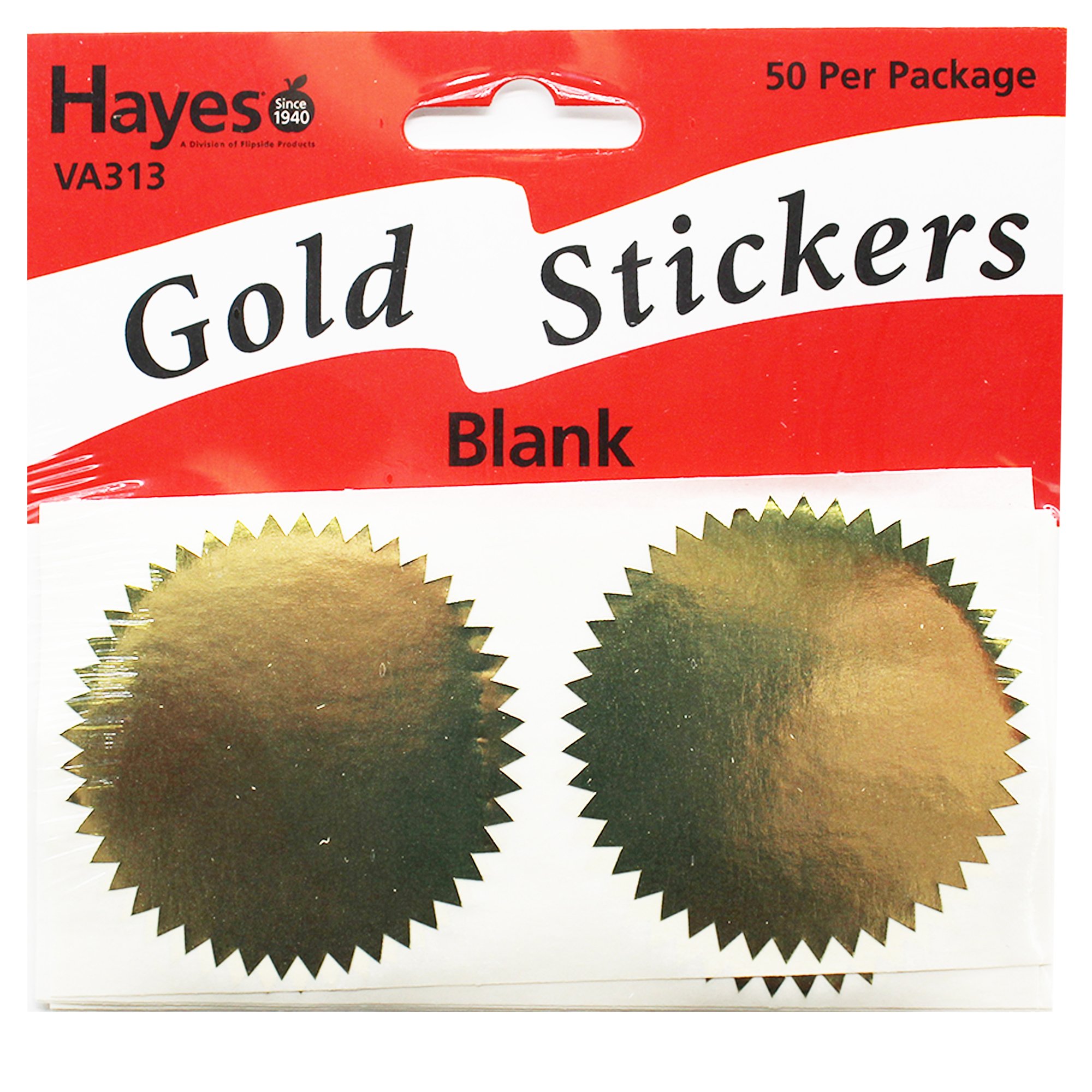 The Teachers' Lounge®  2 Blank Gold Stickers, 50 Per Pack