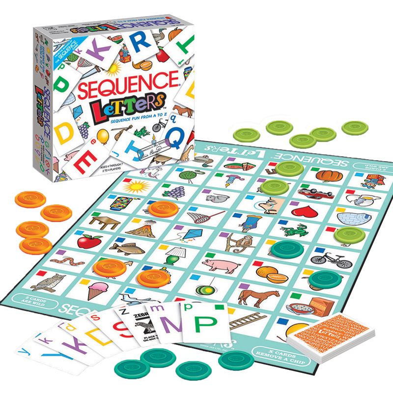 CRAZY DEALS Sequence Letter Game - Sequence Game from A-Z for Kids  Educational Board Games Board Game Party & Fun Games Board Game Word Games  Board Game - Sequence Letter Game 