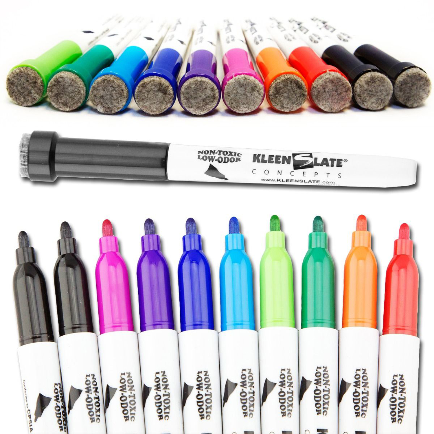The Teachers' Lounge®  Colorful Dry-Erase Crayons, Pack of 9