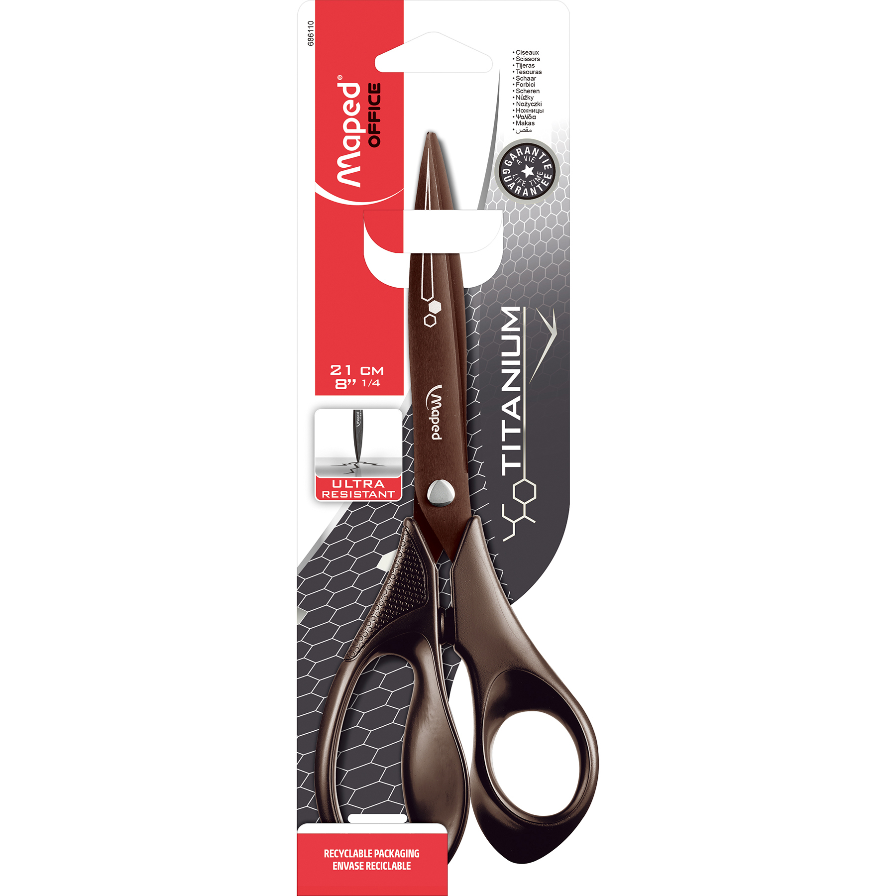 The Teachers' Lounge®  Expert Titanium Scissors, Pack of 3
