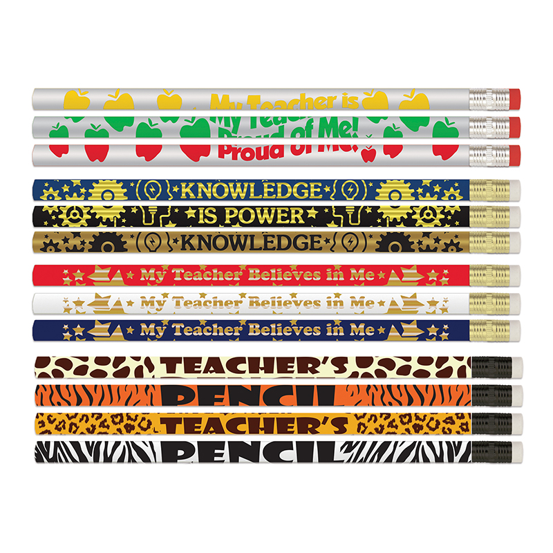 Teacher Birthday Pencils Assortment, Pack of 144 - MUSEDUBDAY, Musgrave  Pencil Co Inc