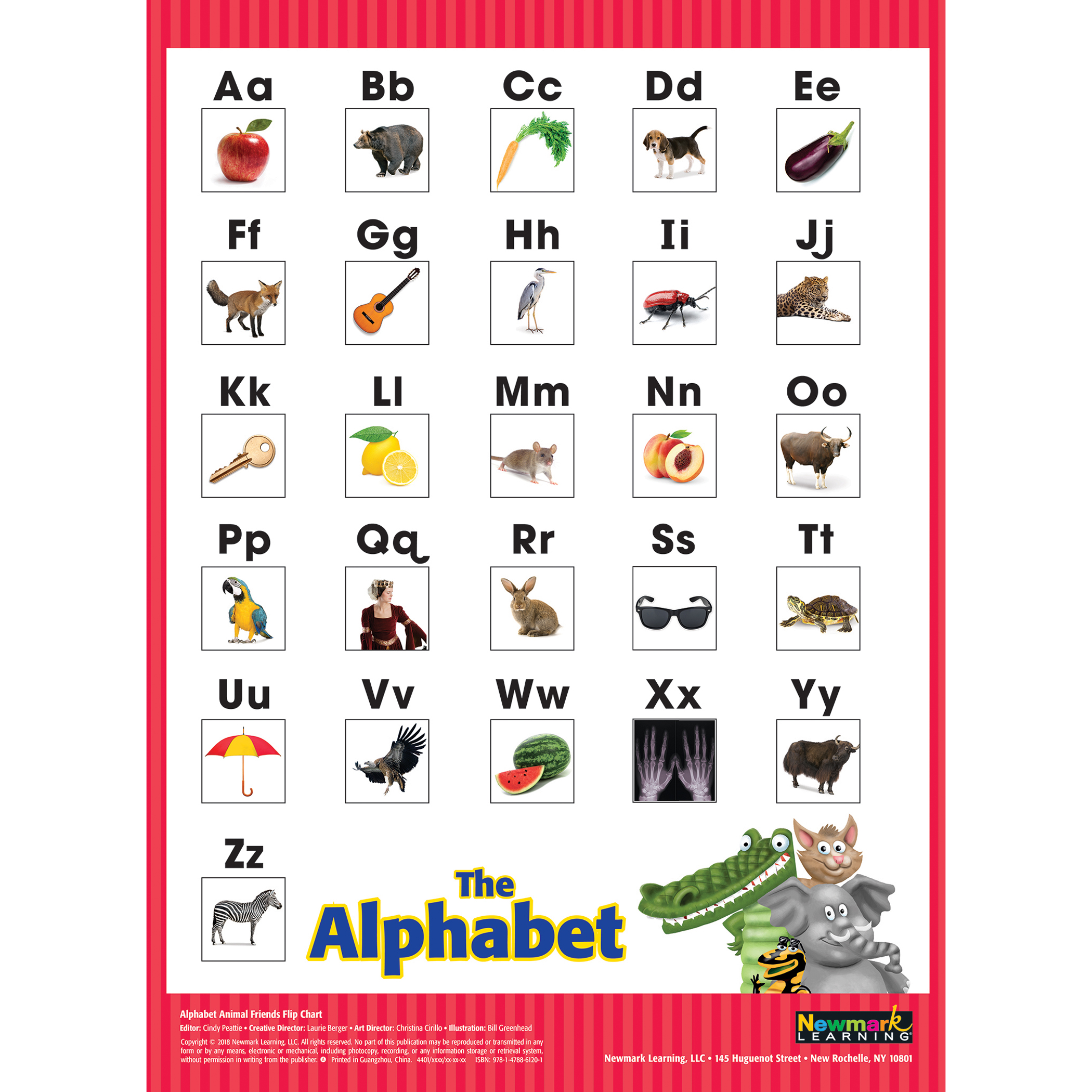 The Teachers Lounge  Alphabet  Animal  Friends  Flip Chart