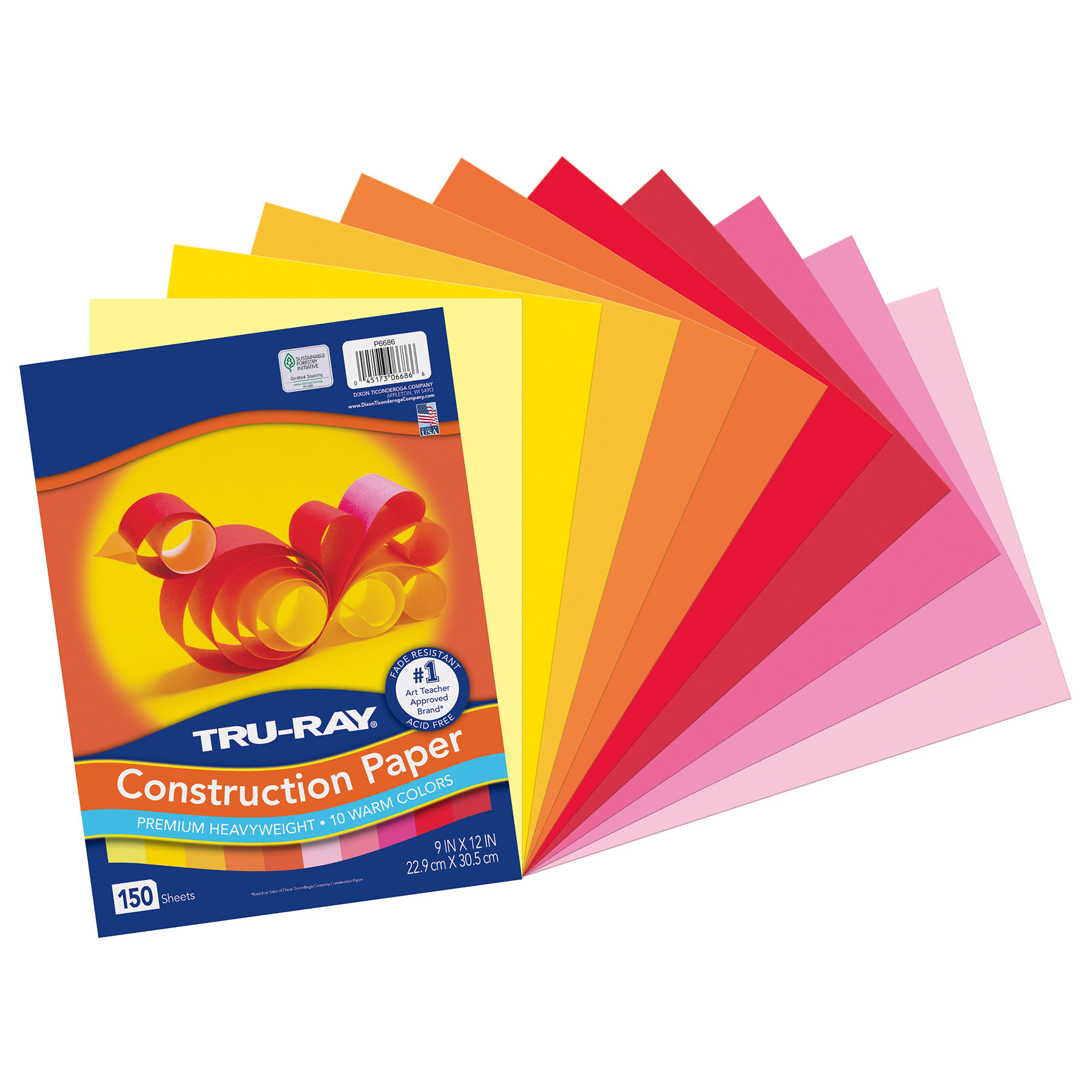 Construction Paper, Shades of Me Assortment, 9 x 12, 50 Sheets