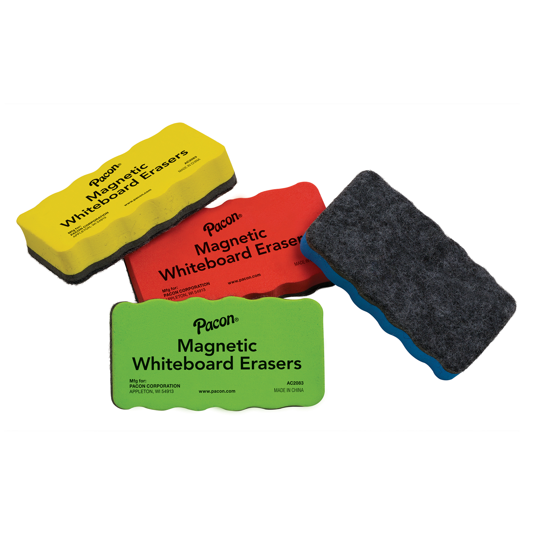 Learning Resources Magnetic Whiteboard Eraser Set of 4/ 1pkg
