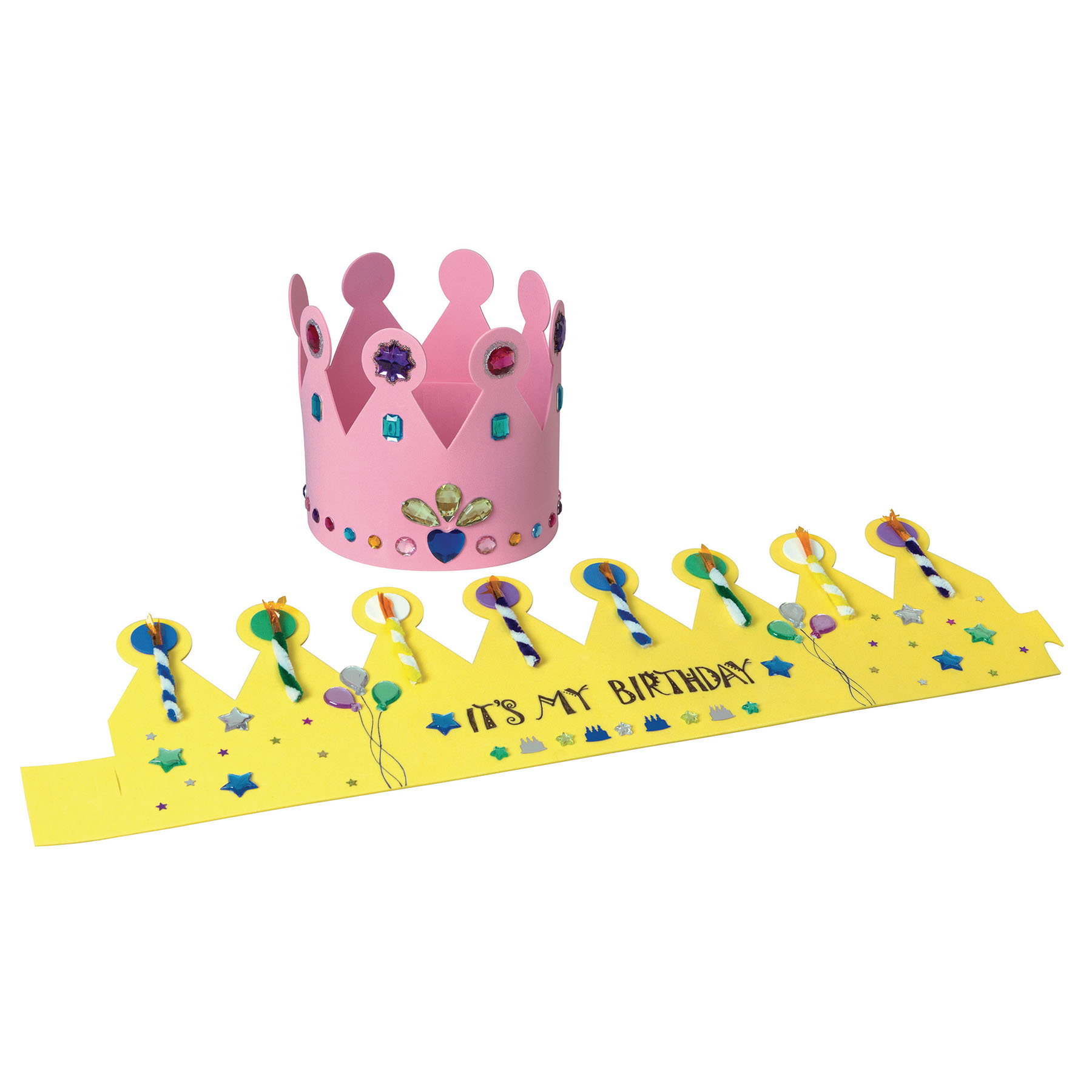 The Teachers' Lounge® | Foam Crowns, Assorted Colors, Adjustable Size ...