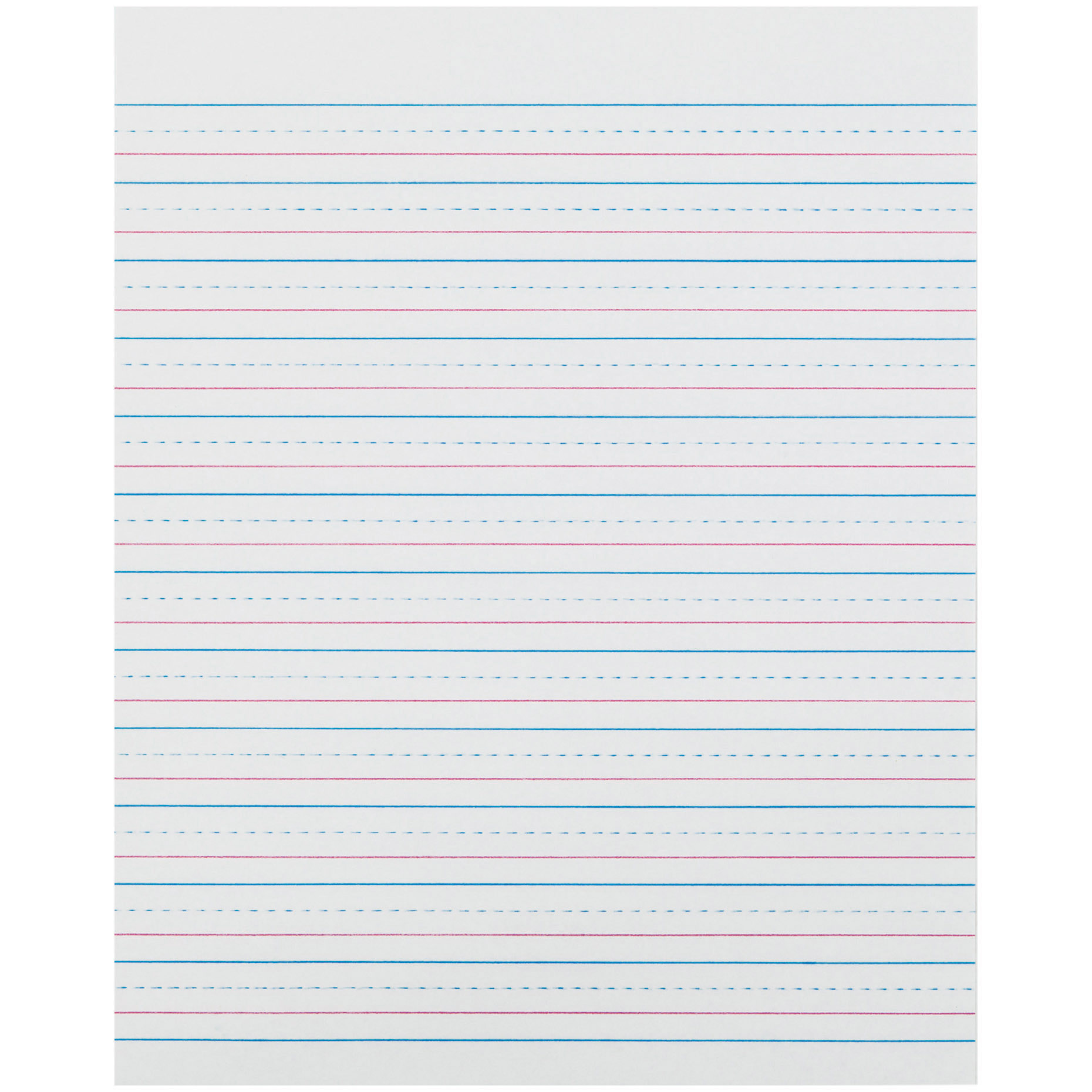 The Teachers' Lounge®  Sulphite Handwriting Paper, Dotted Midline