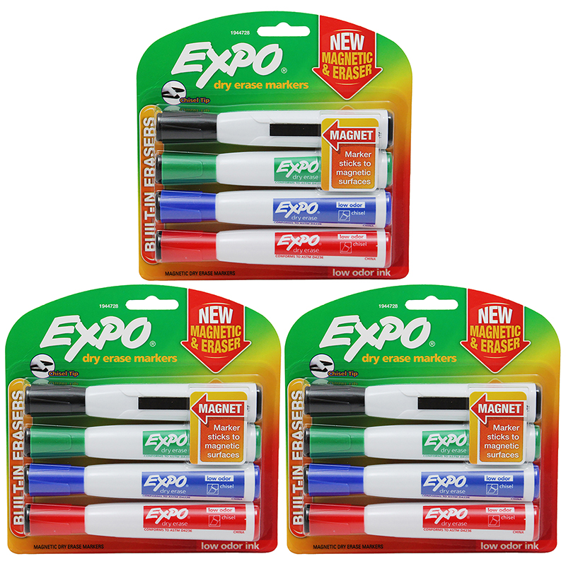 EXPO Dry Erase Marker, Assorted