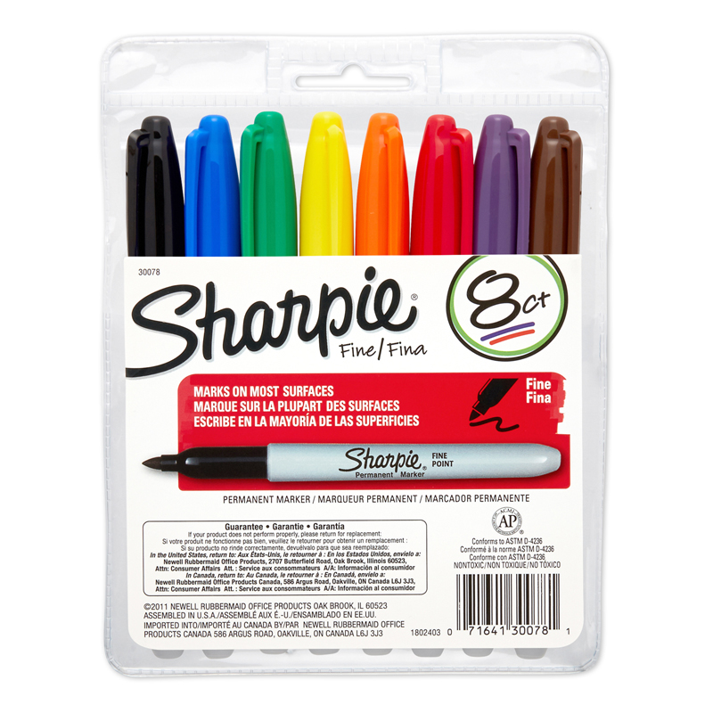 The Teachers' Lounge®  Flip Chart® Markers, Bullet Tip, Assorted
