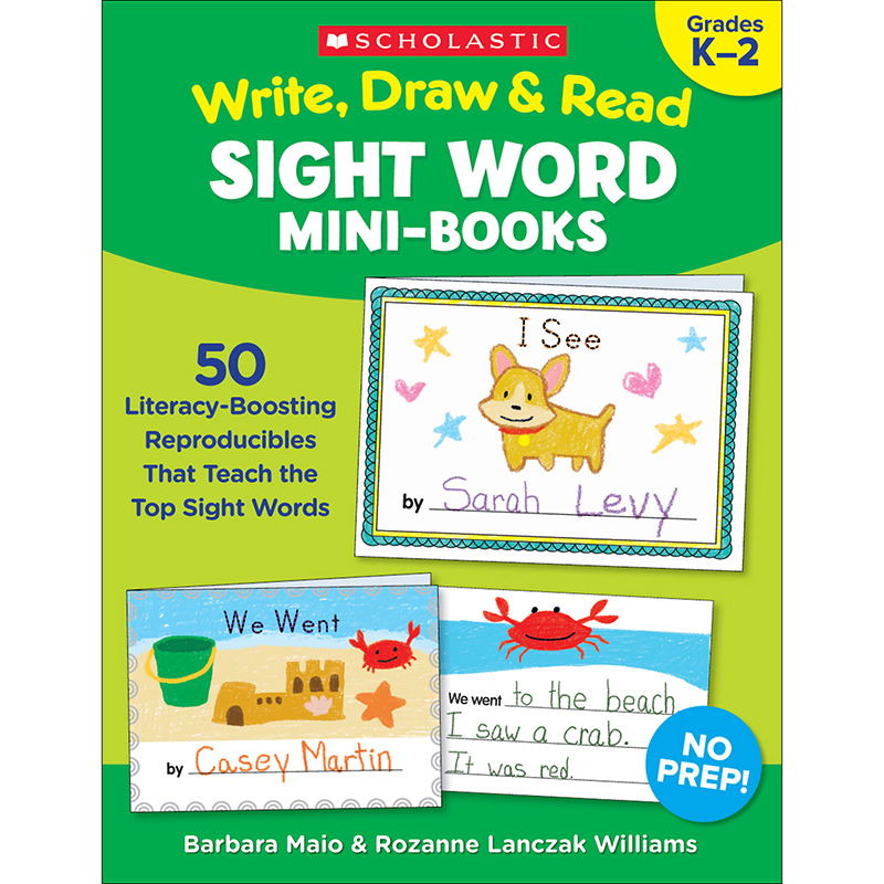 Lounge®　Word　Write,　Draw　The　Sight　Mini-Books　Teachers'　Read