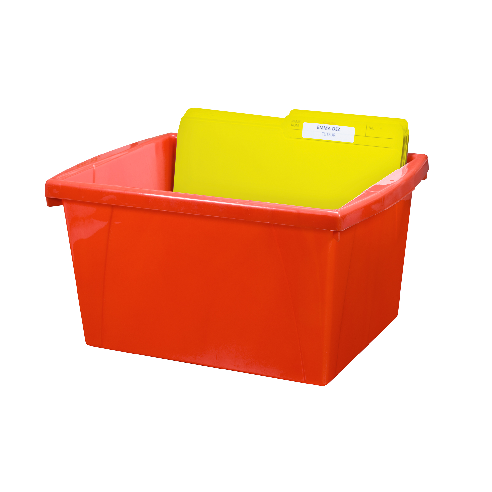 The Teachers' Lounge®  4 Gallon Storage Bin, Red