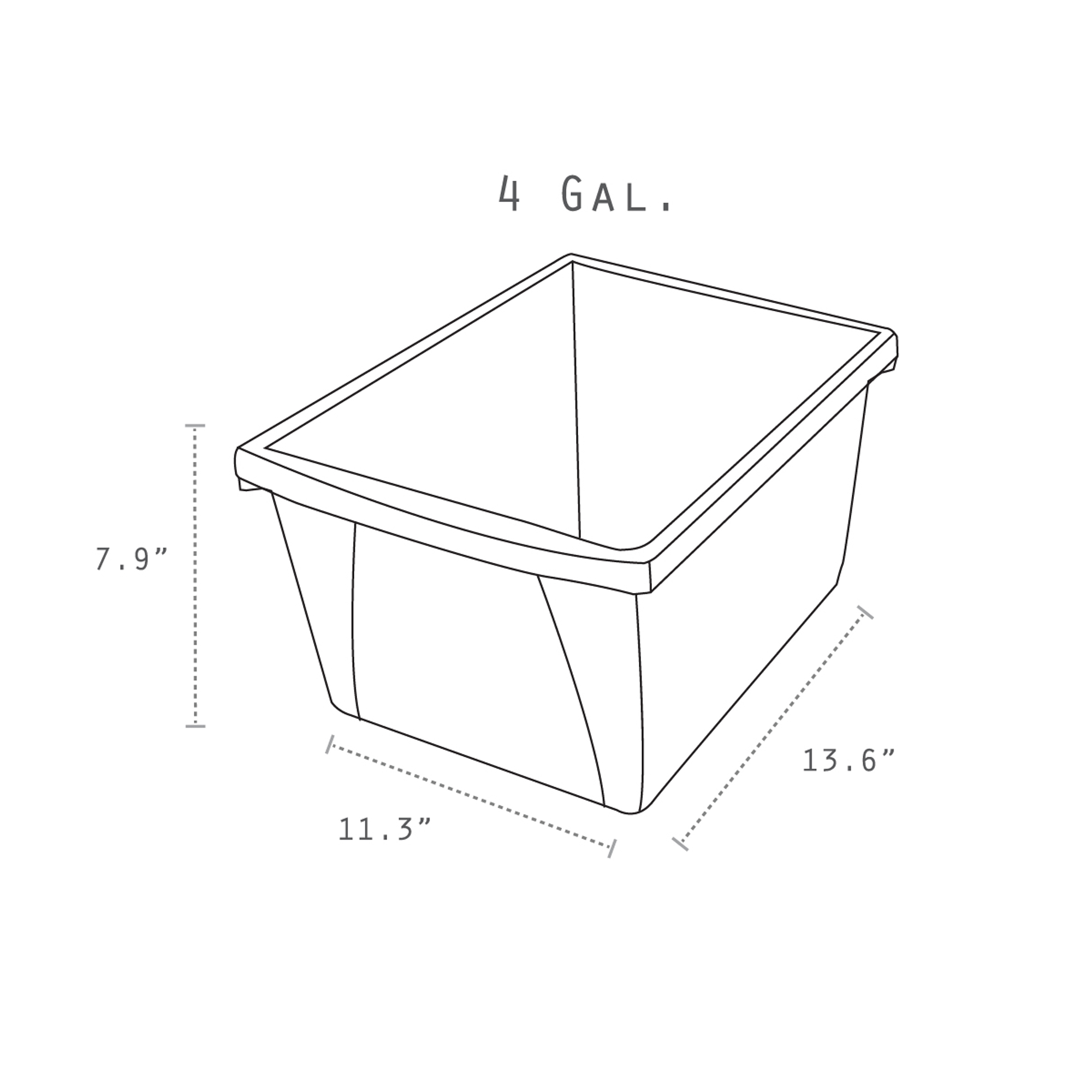 Red Large Plastic Storage Bin - TCR20404, Teacher Created Resources