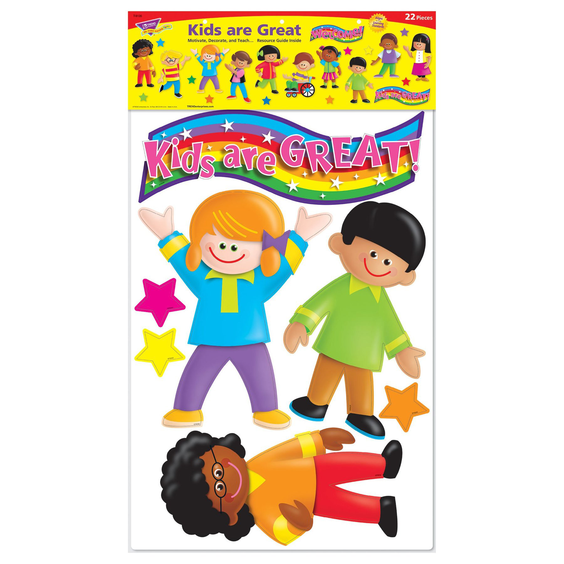 The Teachers' Lounge® Kids are Great Bulletin Board Set