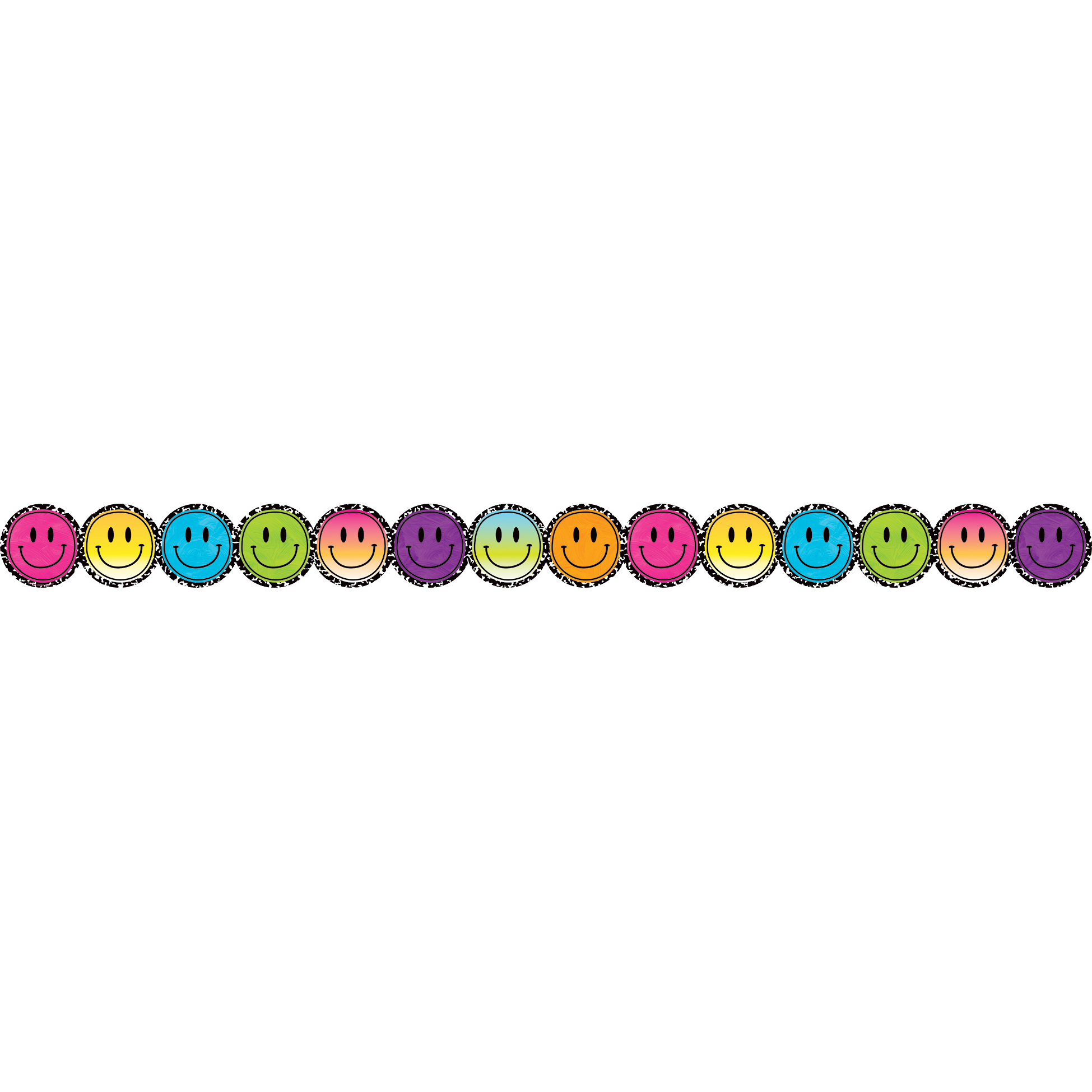 Brights 4Ever Smiley Face Stickers - Tools 4 Teaching