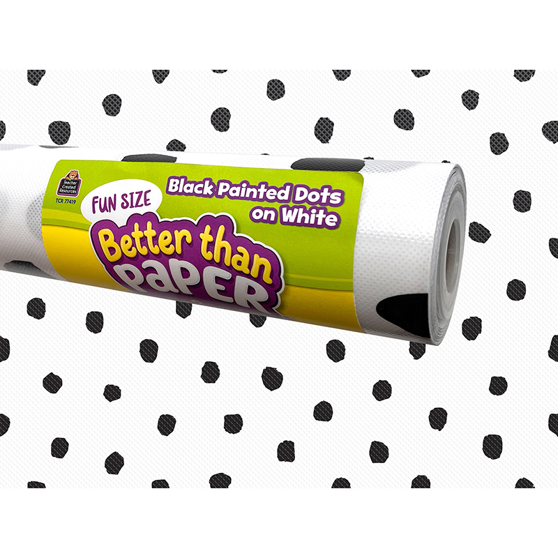 Teacher Created Resources Colorful Confetti on Black Better Than Paper  Bulletin Board Roll (TCR77037)