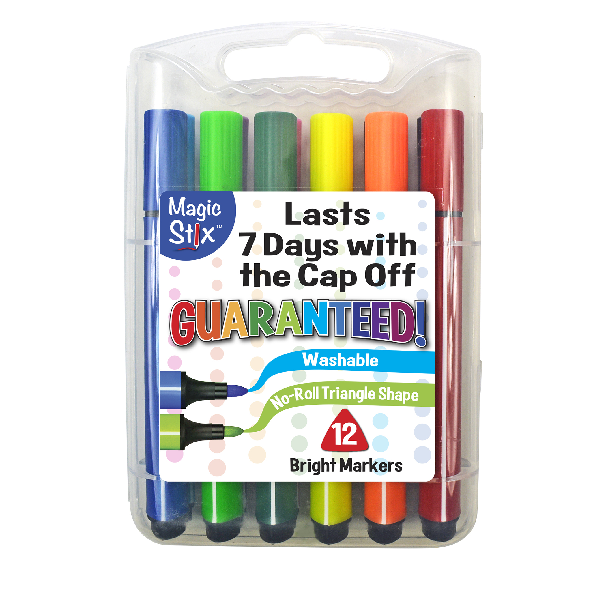 Dry Erase Fine Line Washable Markers, 12 Count - BIN985912