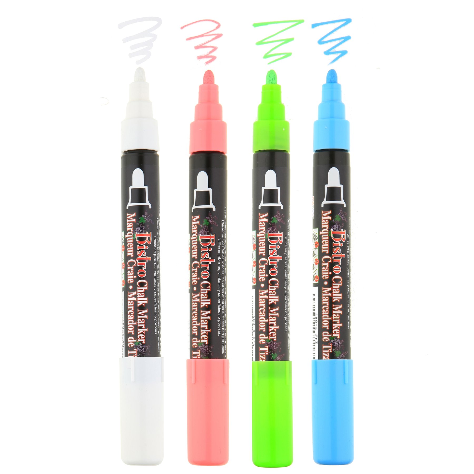 Uchida Graffiti Fabric Marker, Fluorescent Colors - 6 pack